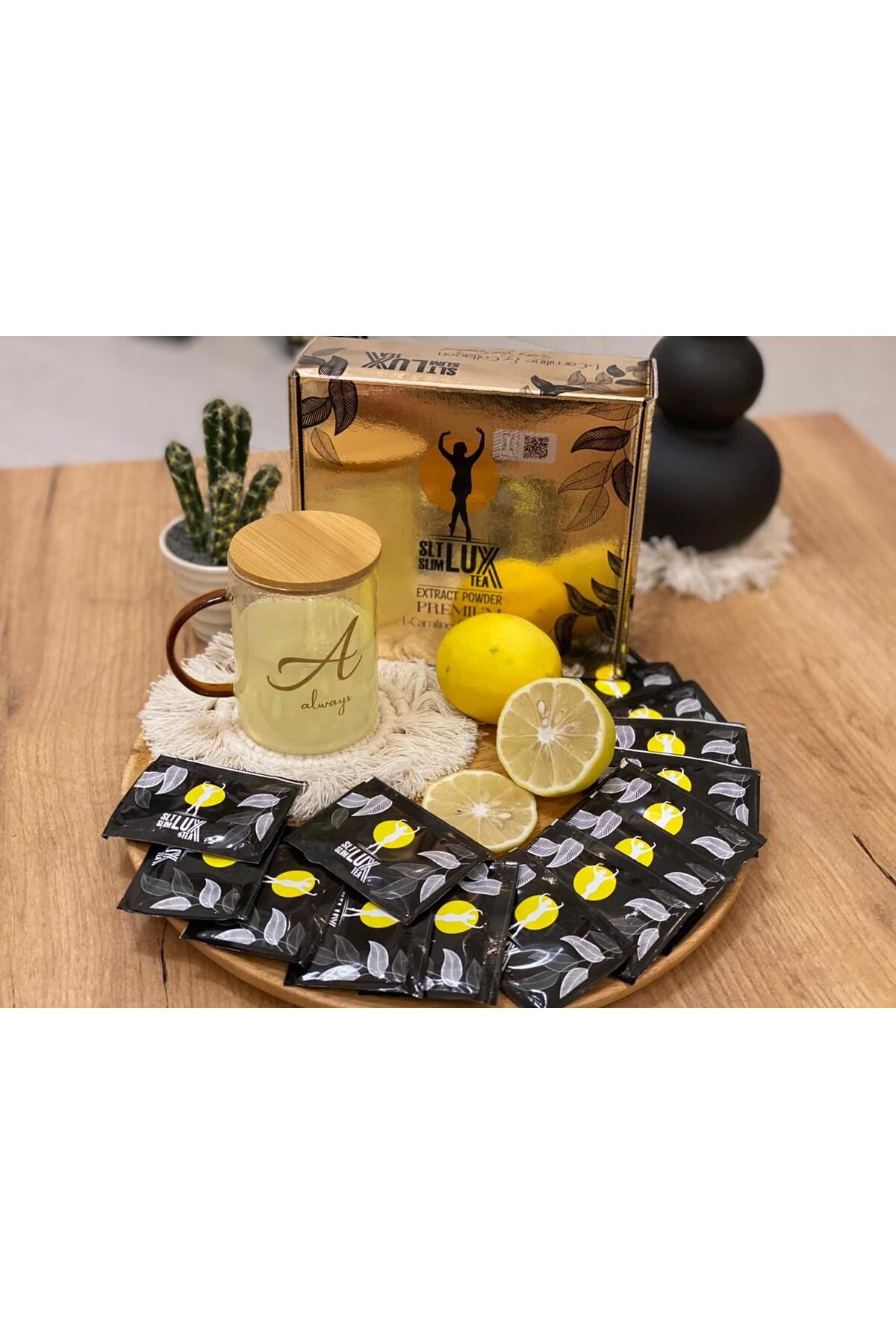 Slim Lüx Tea Limon Aromalı 1 Aylık Kullanım