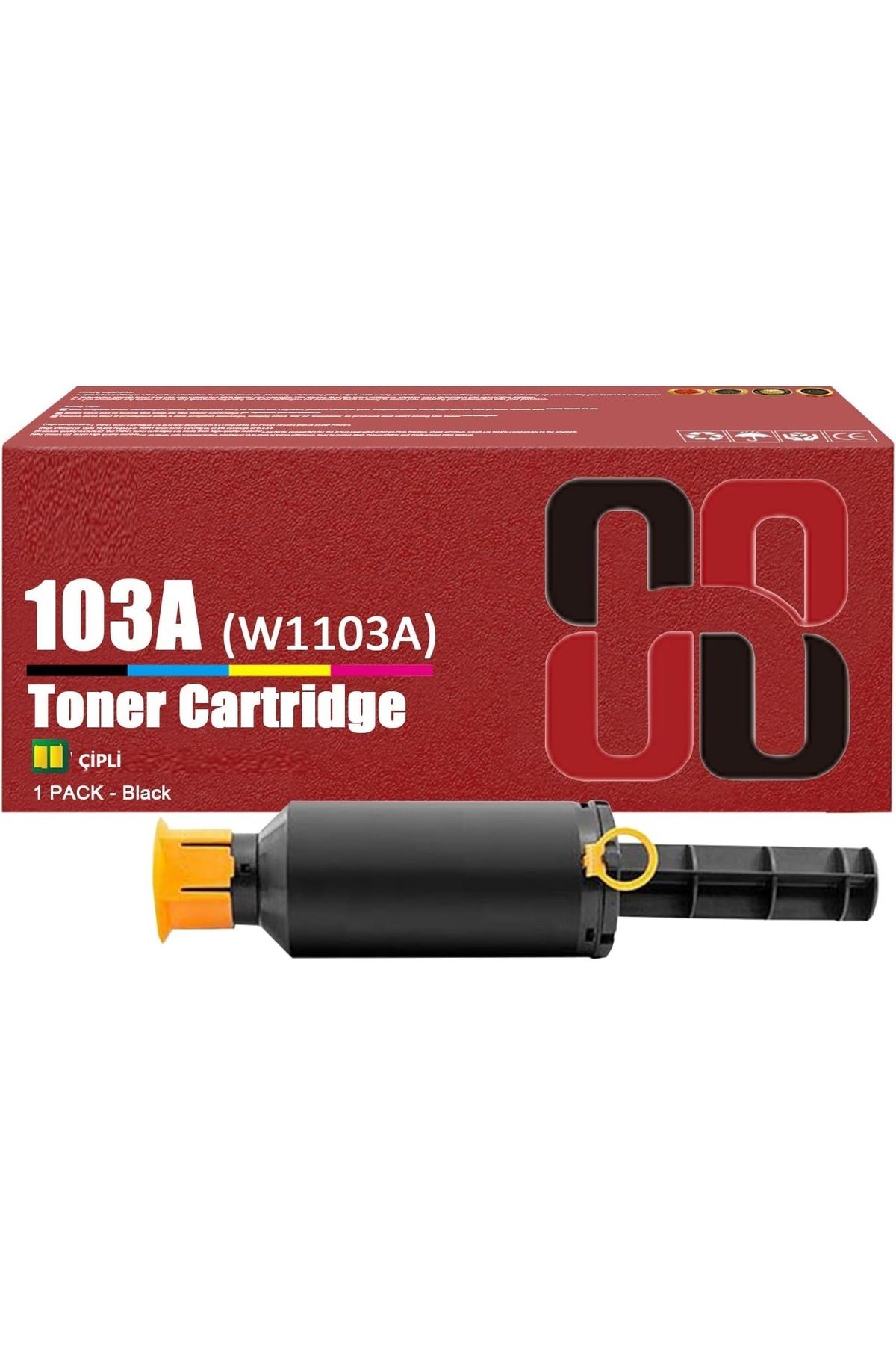 HP 103A W1103A HP Neverstop Çipli Muadil Toner %100 Uyumlu (Kapalı Kutulu)