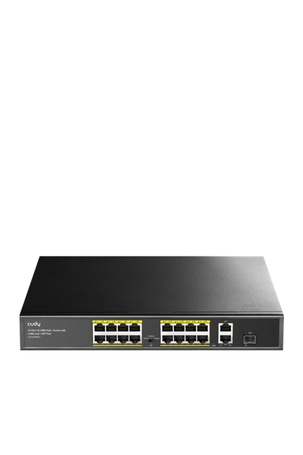 ShopNova CUDY 16Port 10/100 PoE+2GB Up200W Switch