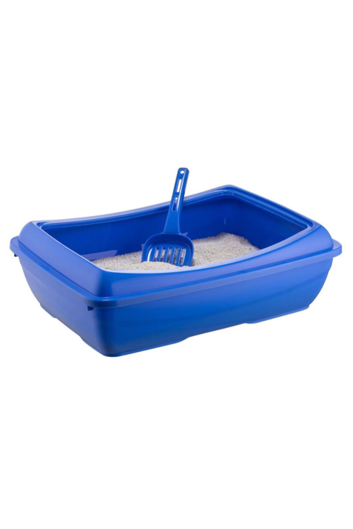 kuzenler store Mikopet Küçük Kedi Tuvaleti Mavi
