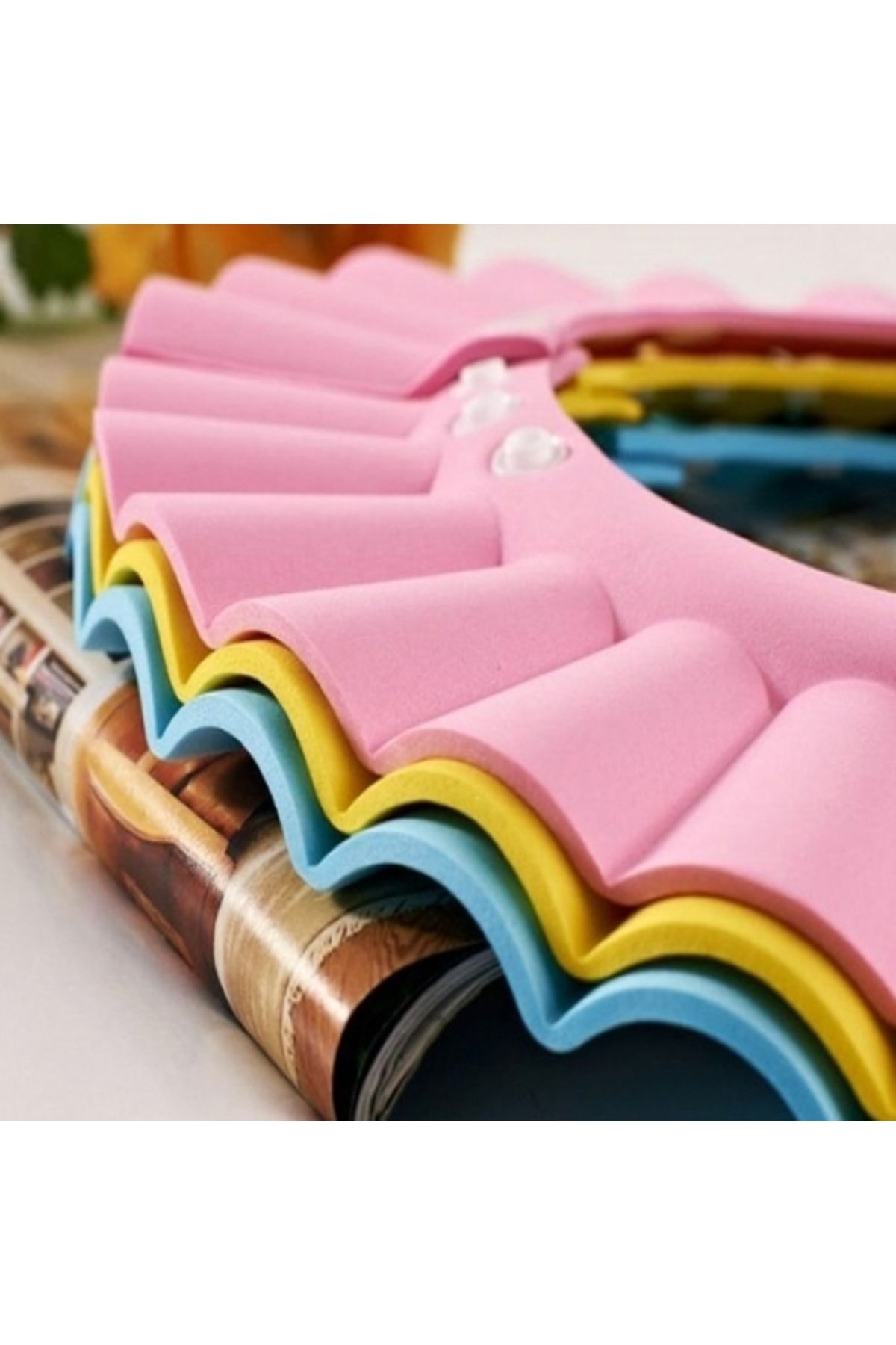 kuzenler store Bebek Banyo Şapkası Pembe