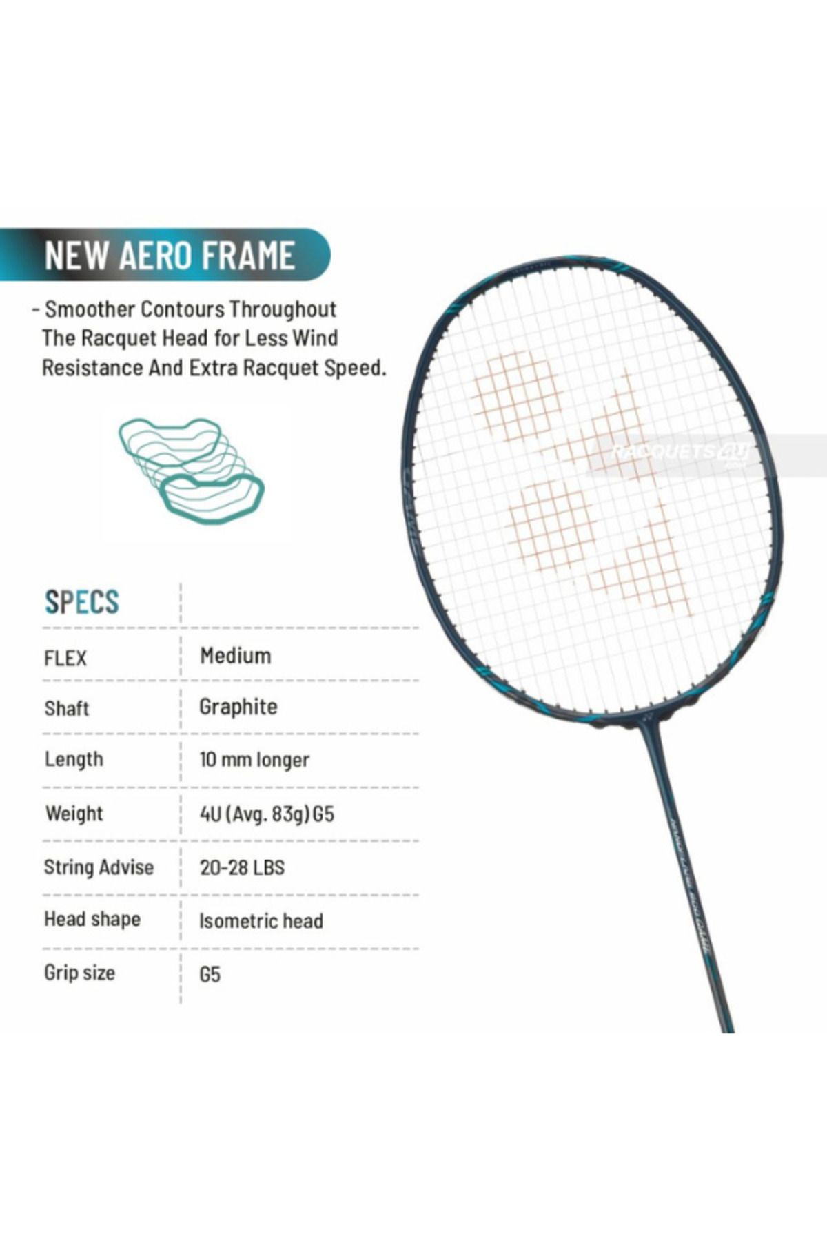 YONEX-YONEX NANOFLARE 800 PLAY HEAD LIGHT BALANCE BADMINTON RACKET FOR BEGINNERS AND INTERMEDIATES 5
