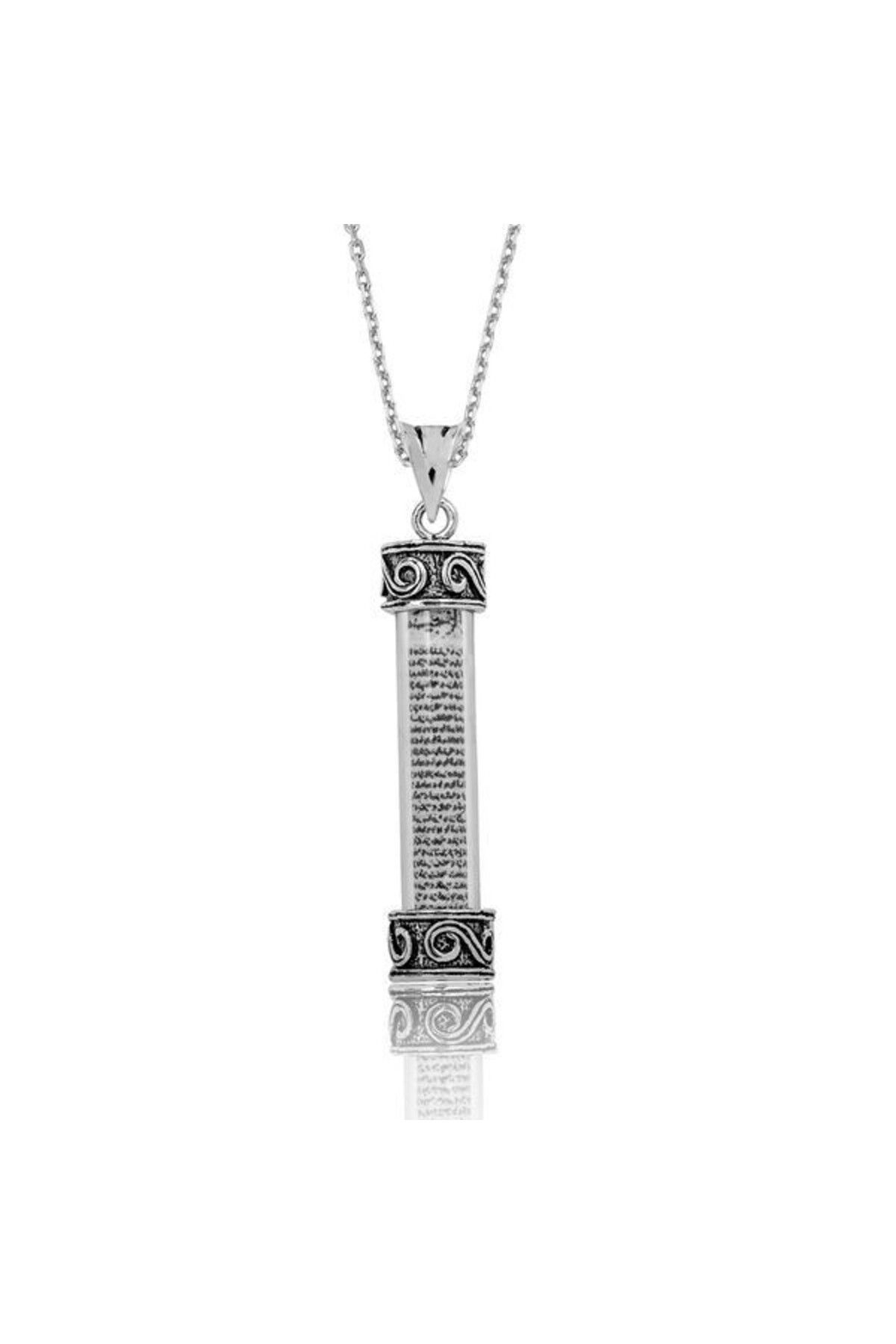 shop Silindir Cevşen Dualı 925 Ayar Gümüş Kolye