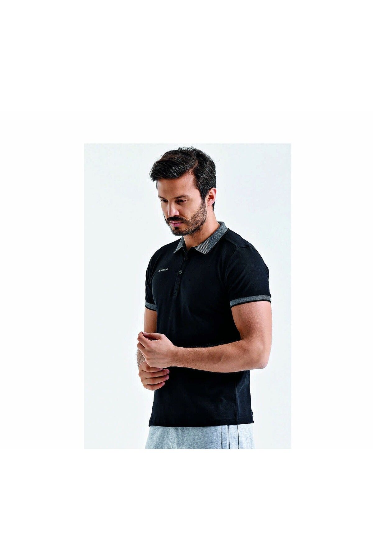 تی شرت ورزشی چند رنگ مردانه پنبه ای Slint Mlint 's Polo Yaka uhlsport