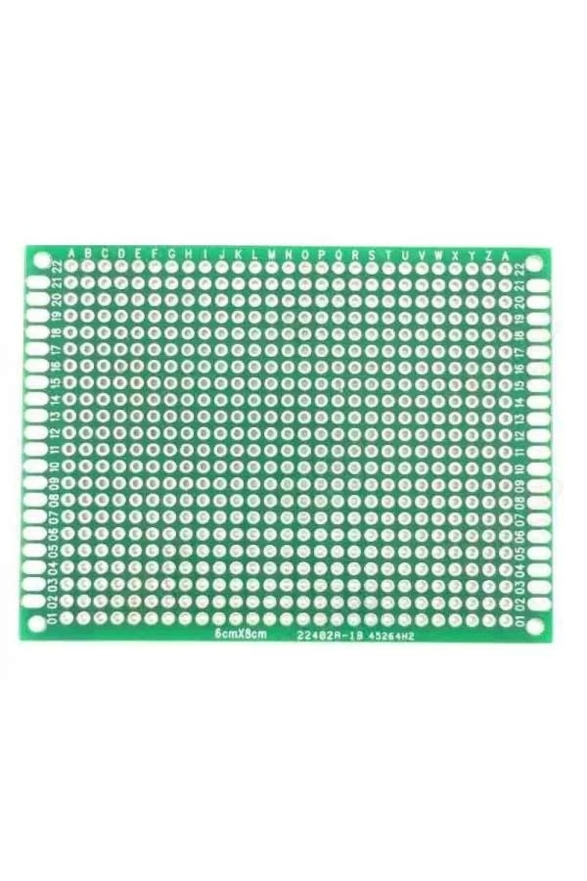 TIEE 6x8 cm Çift Yüzlü Delikli Pertinaks Plaket
