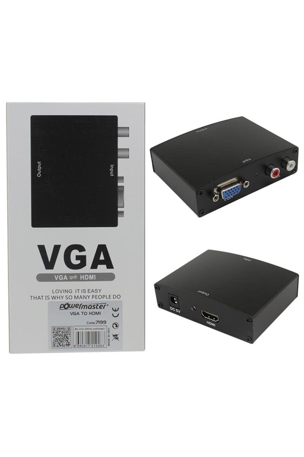 Modafiks VGA TO HDMI DÖNÜŞTÜRÜCÜ ADAPTÖRLÜ (4767)