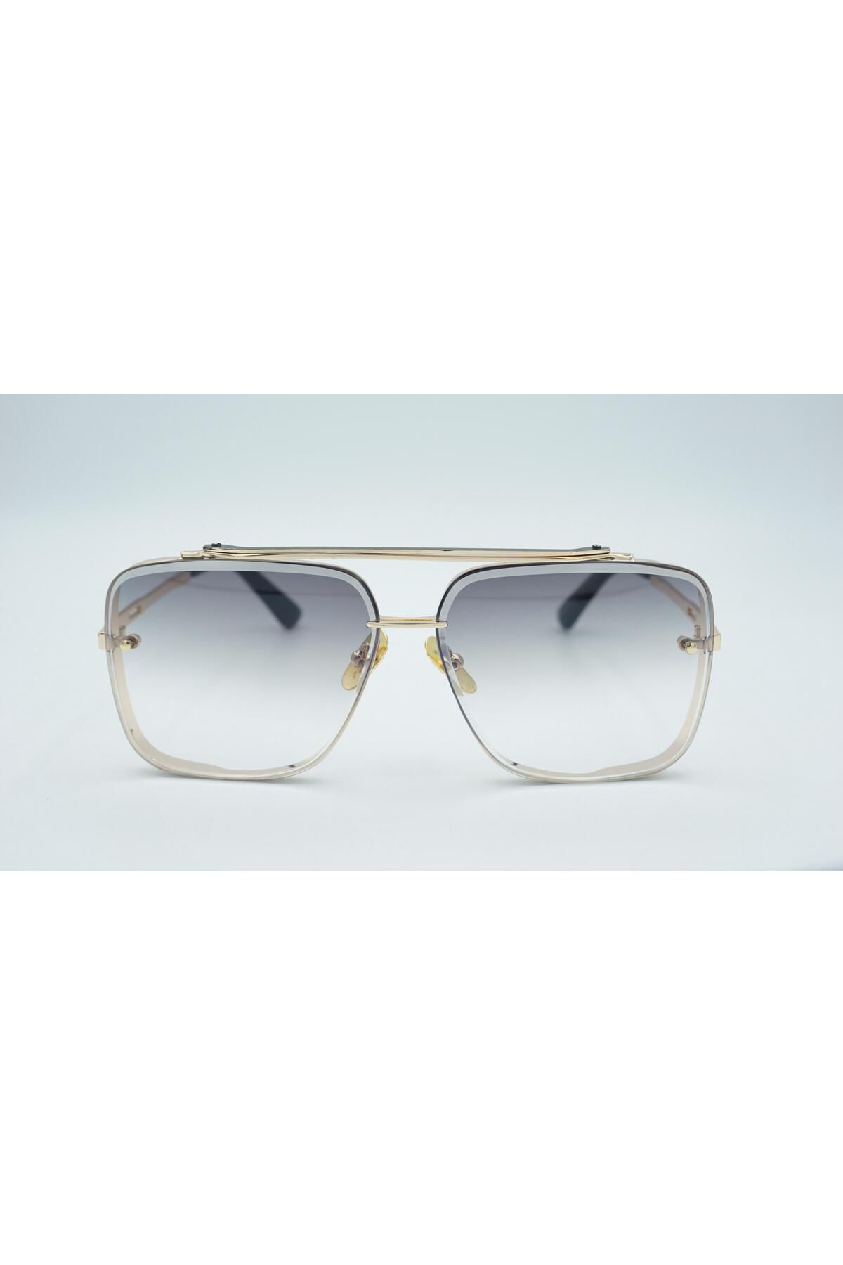 By Ella Eyes Unisex Güneş Gözlüğü Gold Çerçeve Gri Cam