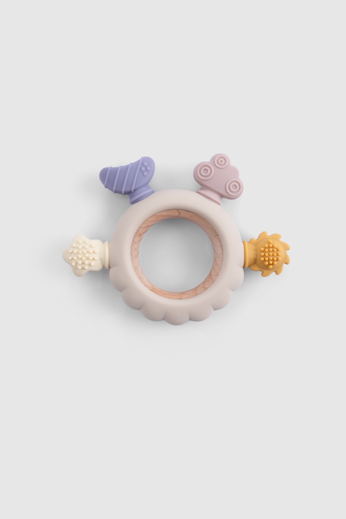 Little Gusto Silikon Ahşap Diş Kaşıyıcı fotoğrafı 2 (önizleme)