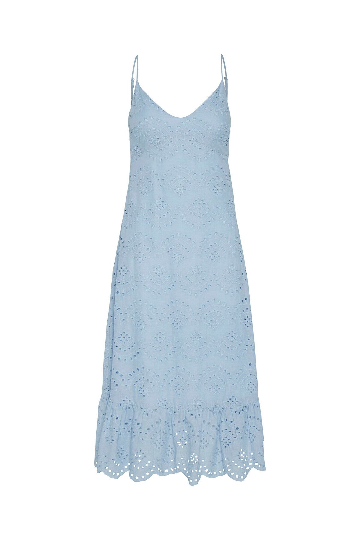 PIECES-Rochie de vară pentru femei 17156565 Albastru deschis 1
