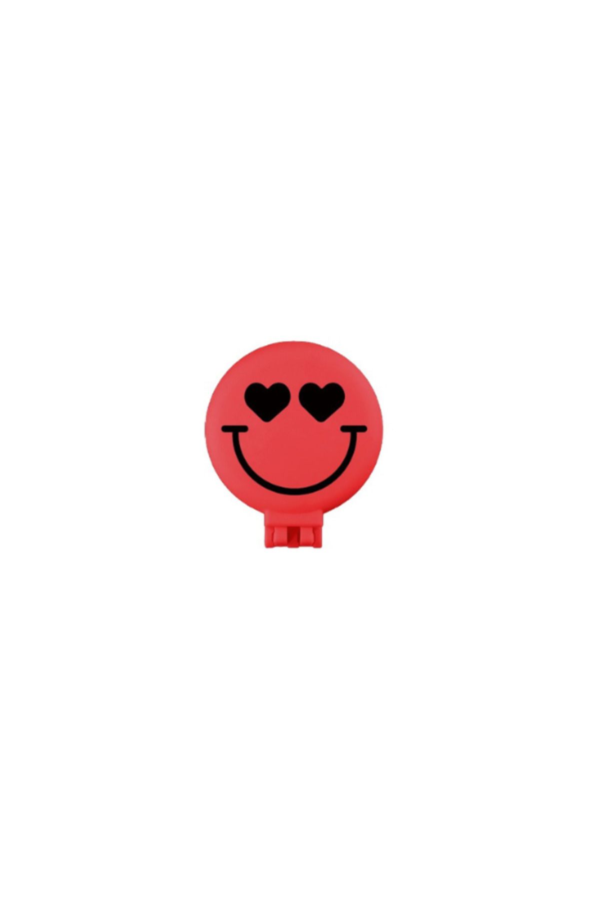 PROCO Beauty Makaron x SW. Smiley-Üç Boyutlu 3D Esnek Aynalı Çanta Boy Saç Fırçası-Compact Detangler