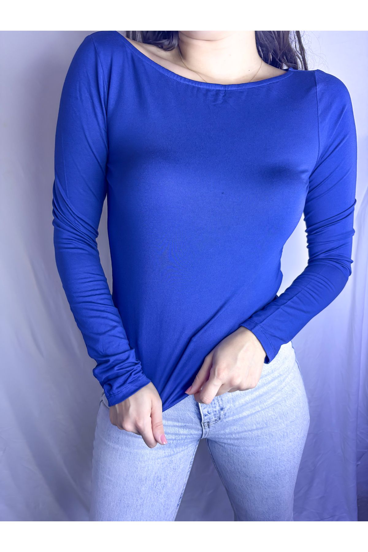 wearita Uzun Kollu Bisiklet Yaka Body