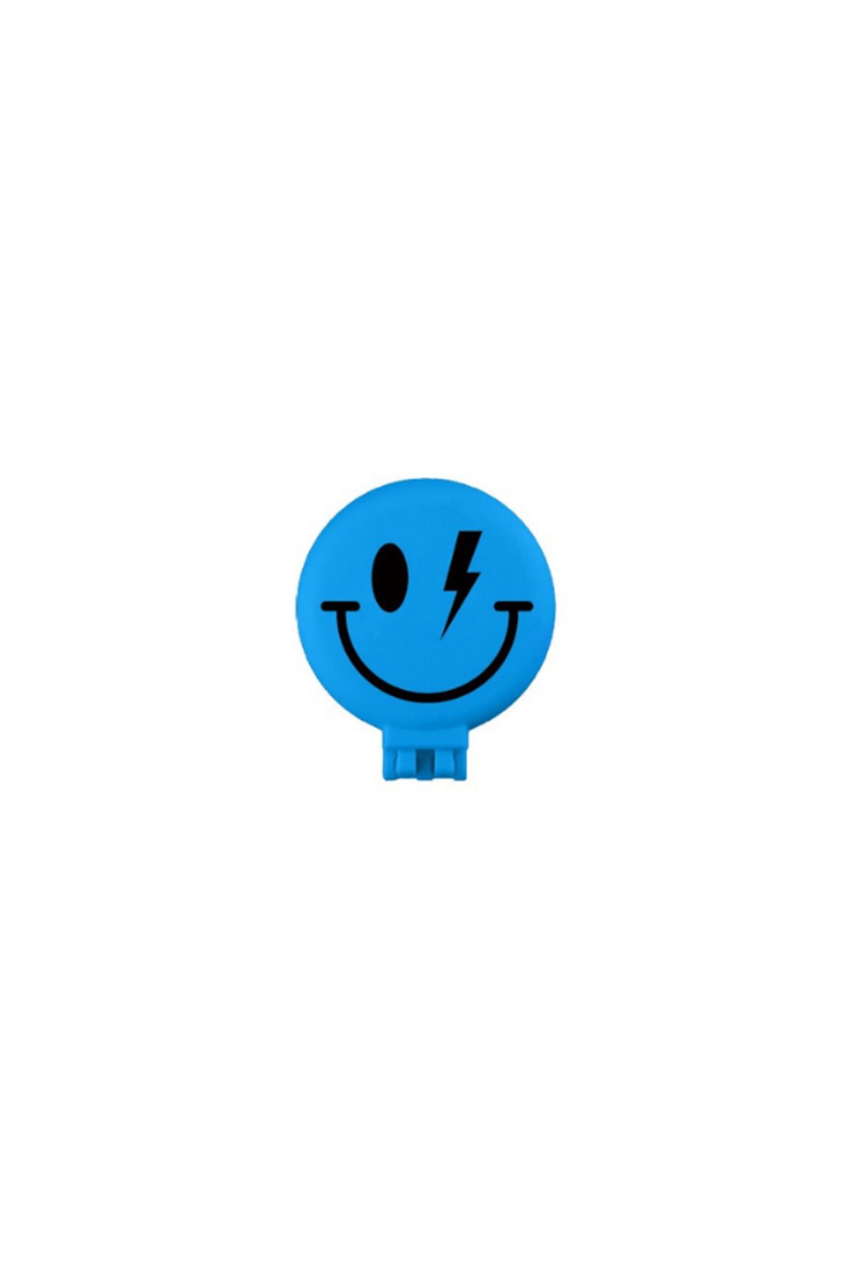 PROCO Beauty Makaron x SW. Smiley-Üç Boyutlu 3D Esnek Aynalı Çanta Boy Saç Fırçası-Compact Detangler