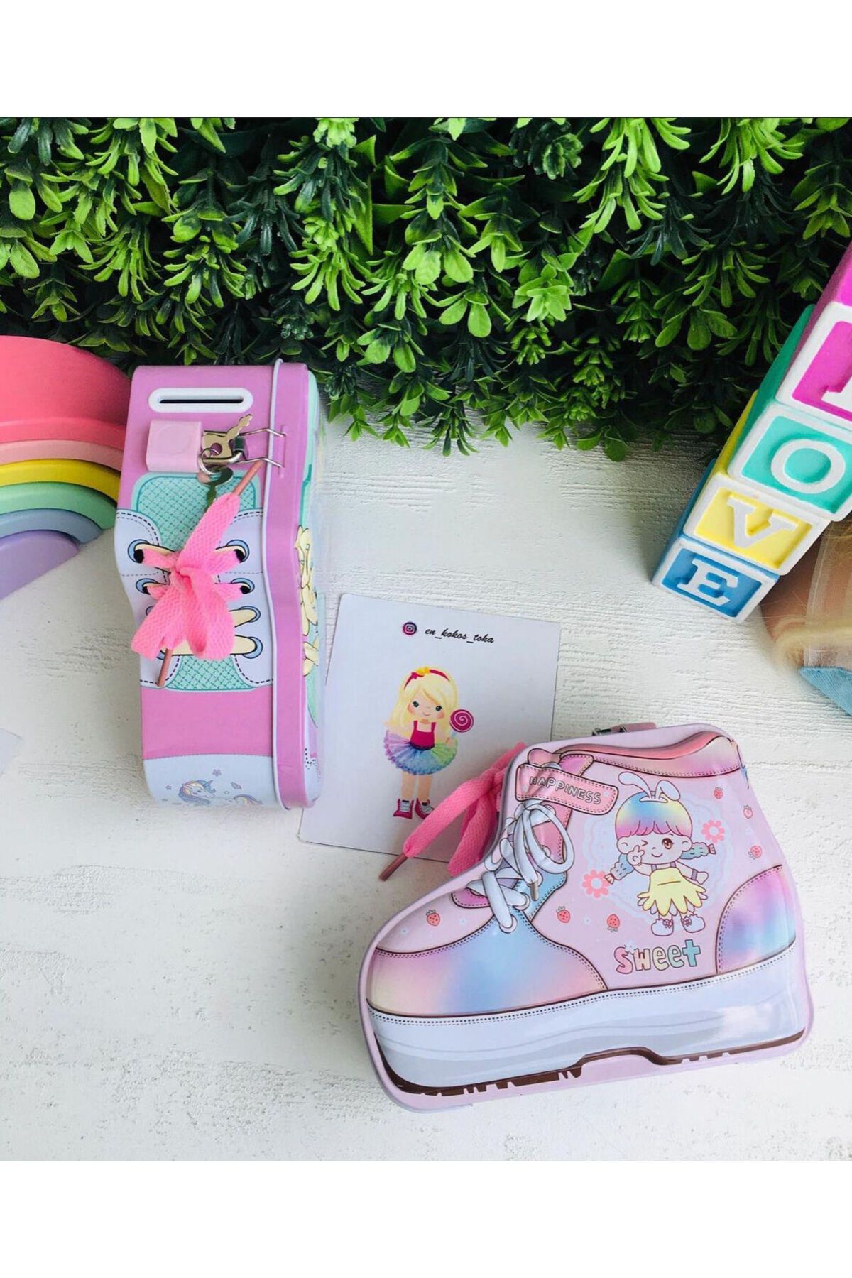 kuzenler store Ayakkabı Tasarımlı Kumbara