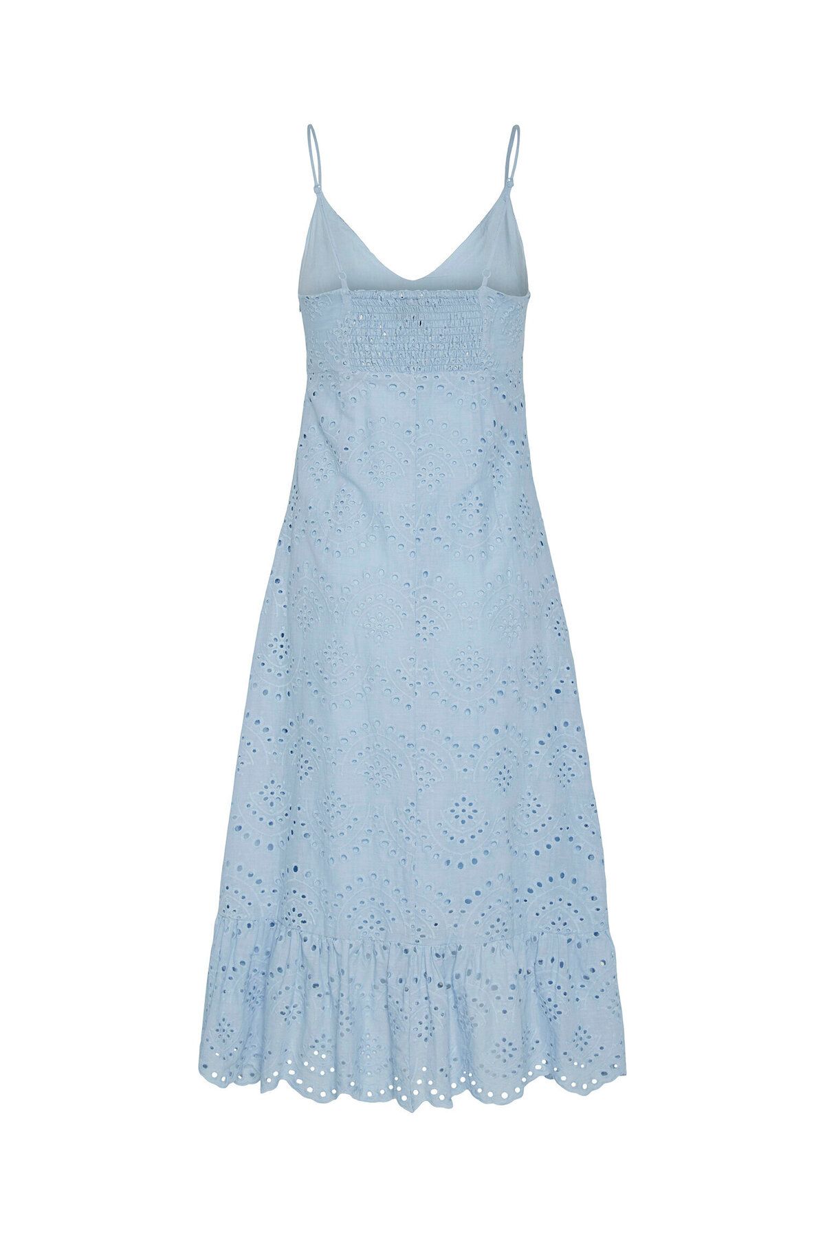 PIECES-Rochie de vară pentru femei 17156565 Albastru deschis 2
