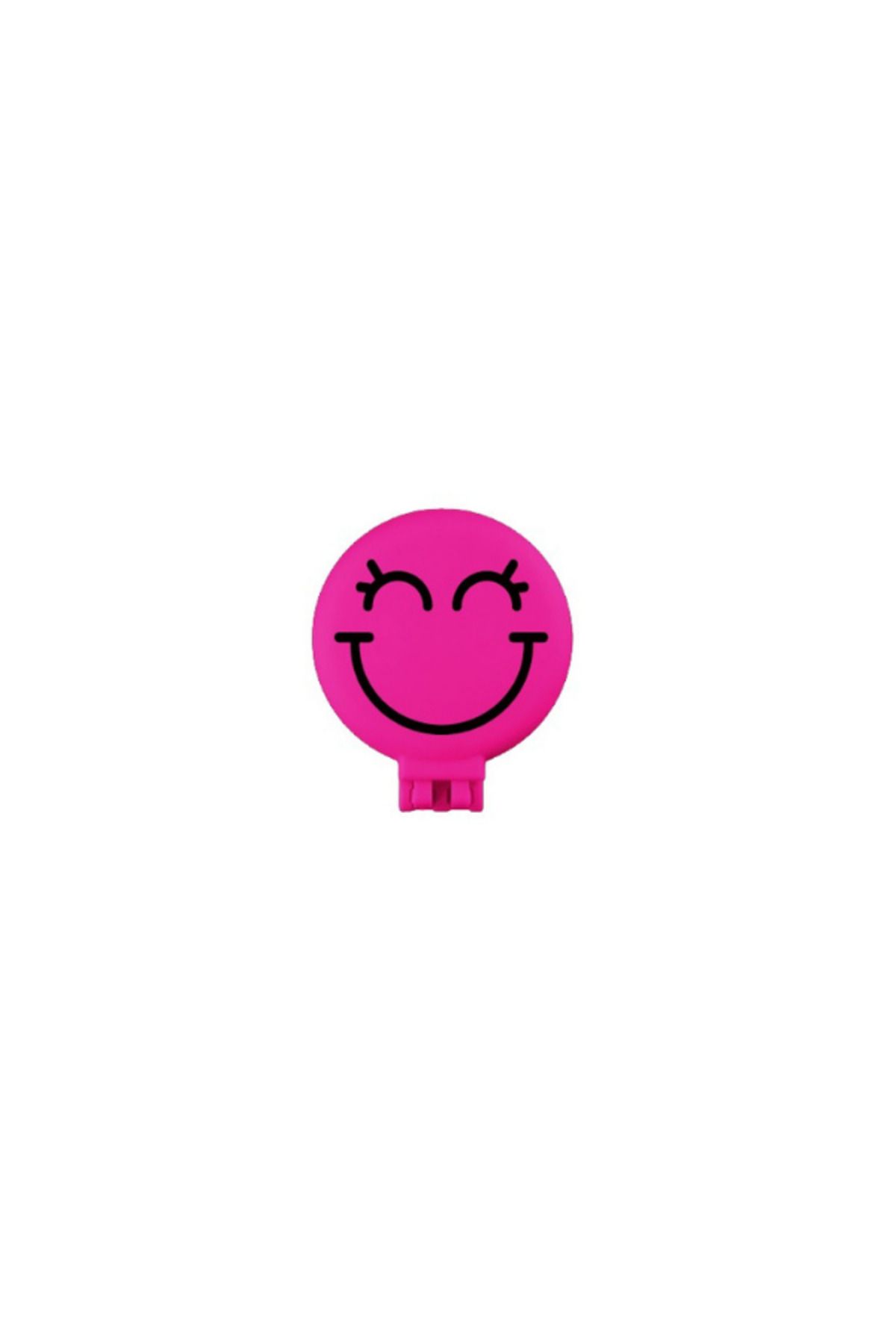 PROCO Beauty Makaron x SW. Smiley-Üç Boyutlu 3D Esnek Aynalı Çanta Boy Saç Fırçası-Compact Detangler