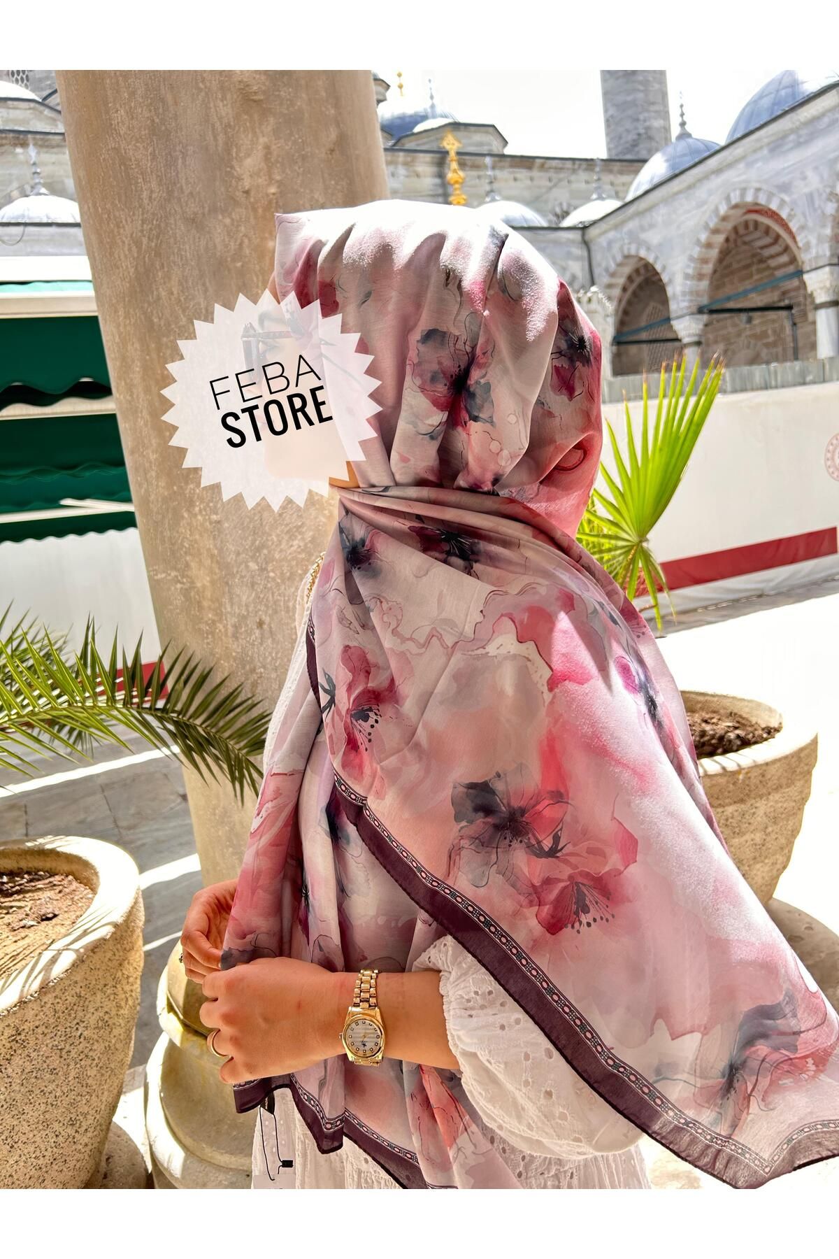 FEBA STORE Prestige Dalia Desen Şal