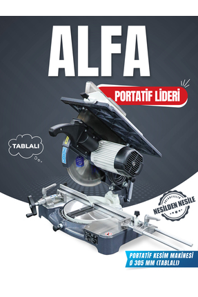 Özçelik ALFA PORTATİF KESİM MAKİNESİ 305 mm