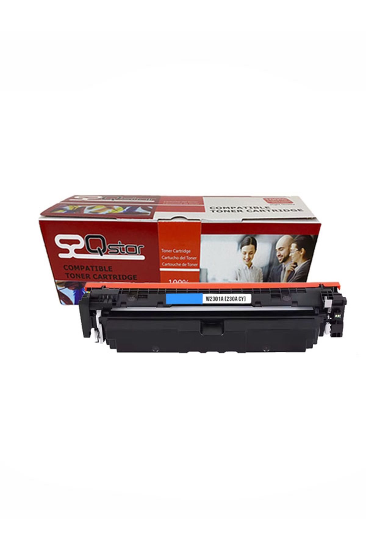 Qstar HP 230A W2301A MUADİL TONER MAVİ ÇİPLİ TONER 1800 SAYFA 4203 MFP4303