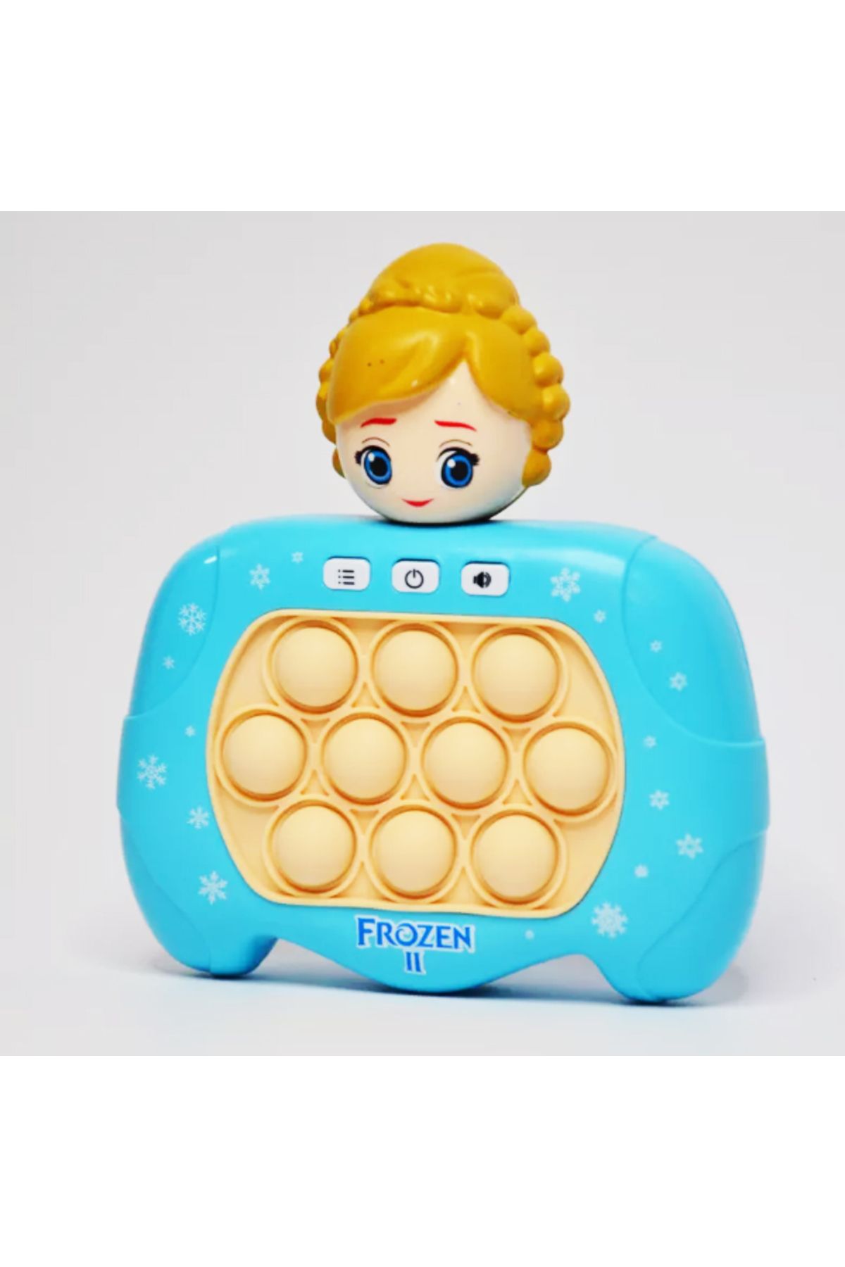 OEM-Interactive game Pop-It Console, anti-stress, with sounds and lights, Frozen 2 shape Blue 1
