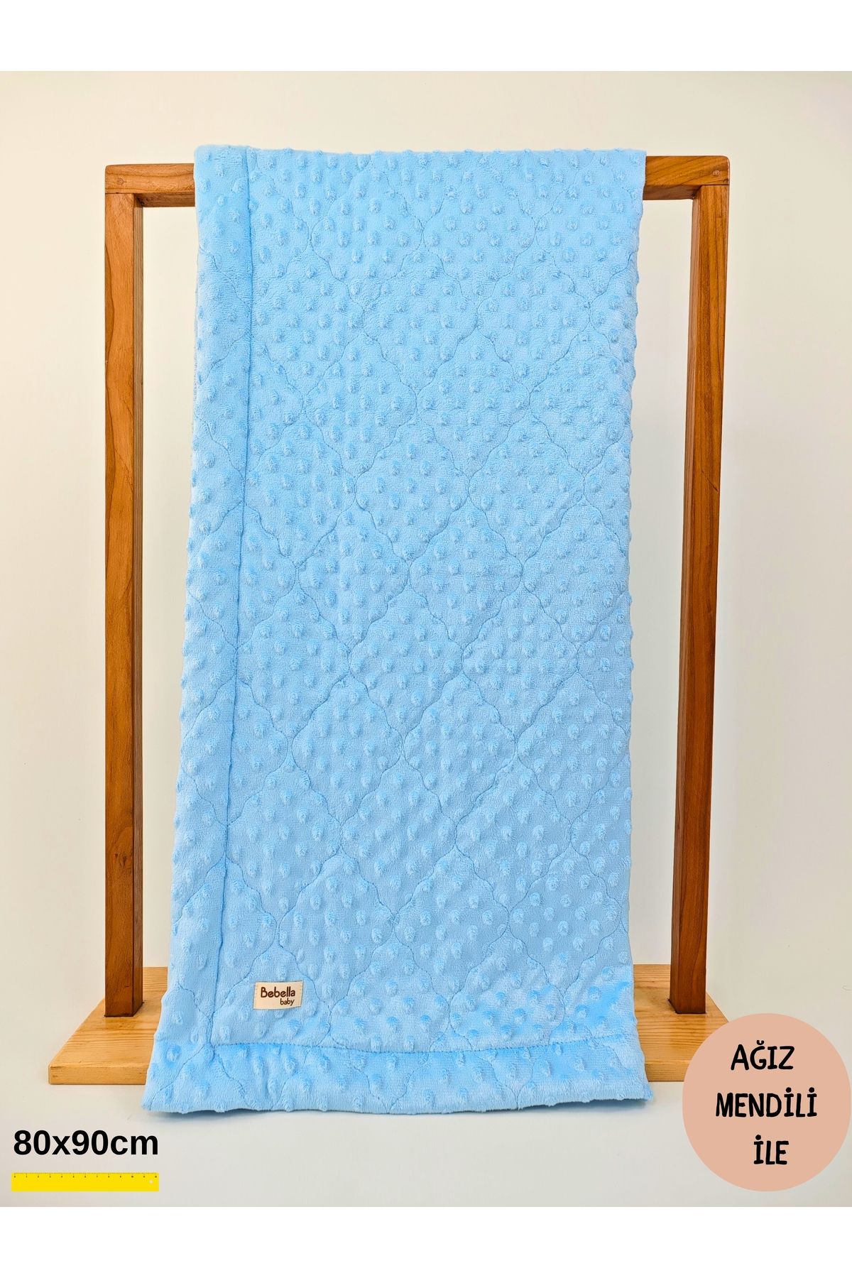 Bebella Kapitone Nohut Bebek Kundak Battaniyesi – Çift Taraflı Mevsimlik / Yenidoğan Hastane Çıkışı 80x90cm