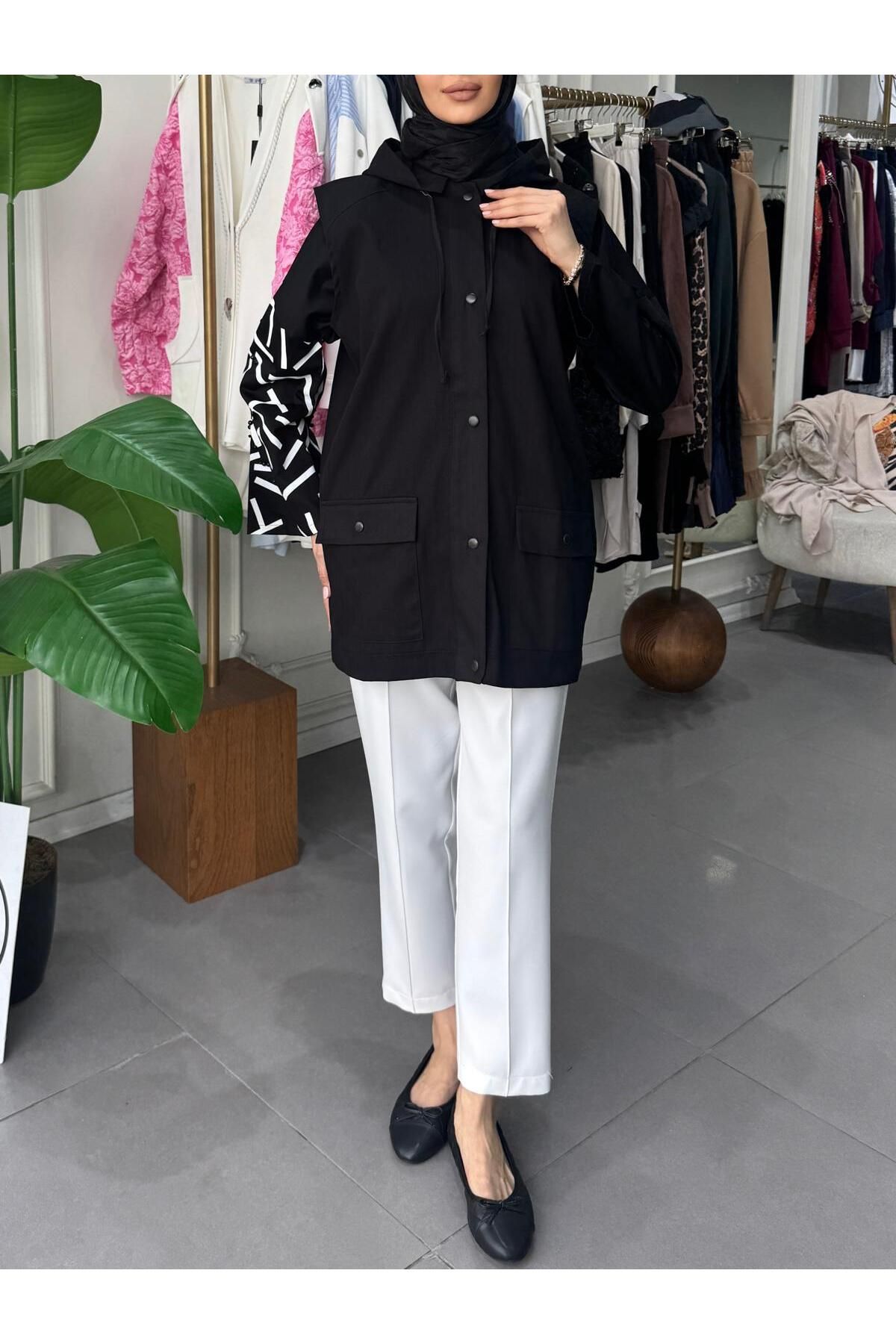 MODA HASEN KAPÜŞONLU YELEK
