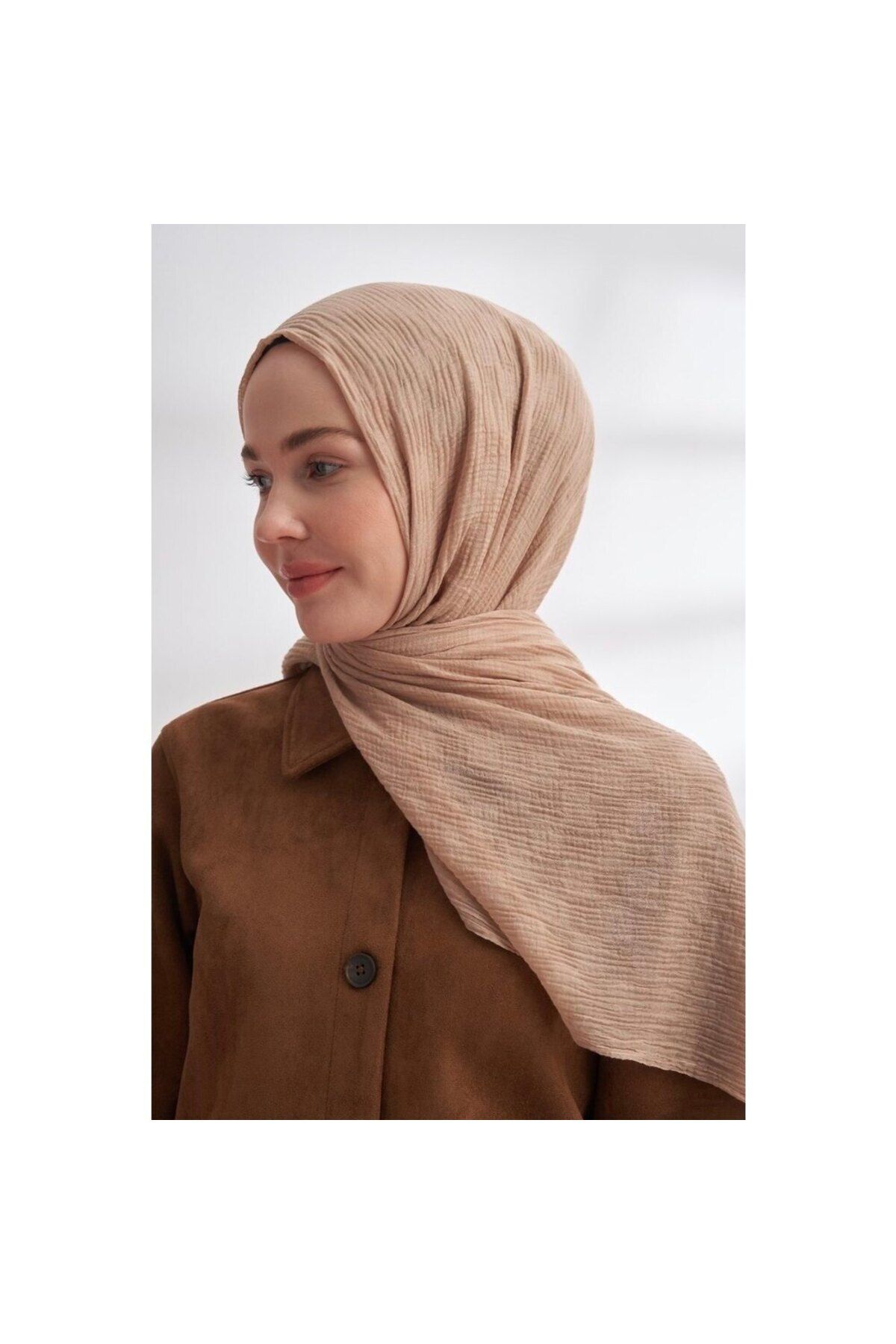 wafira müslin dama desenli şal