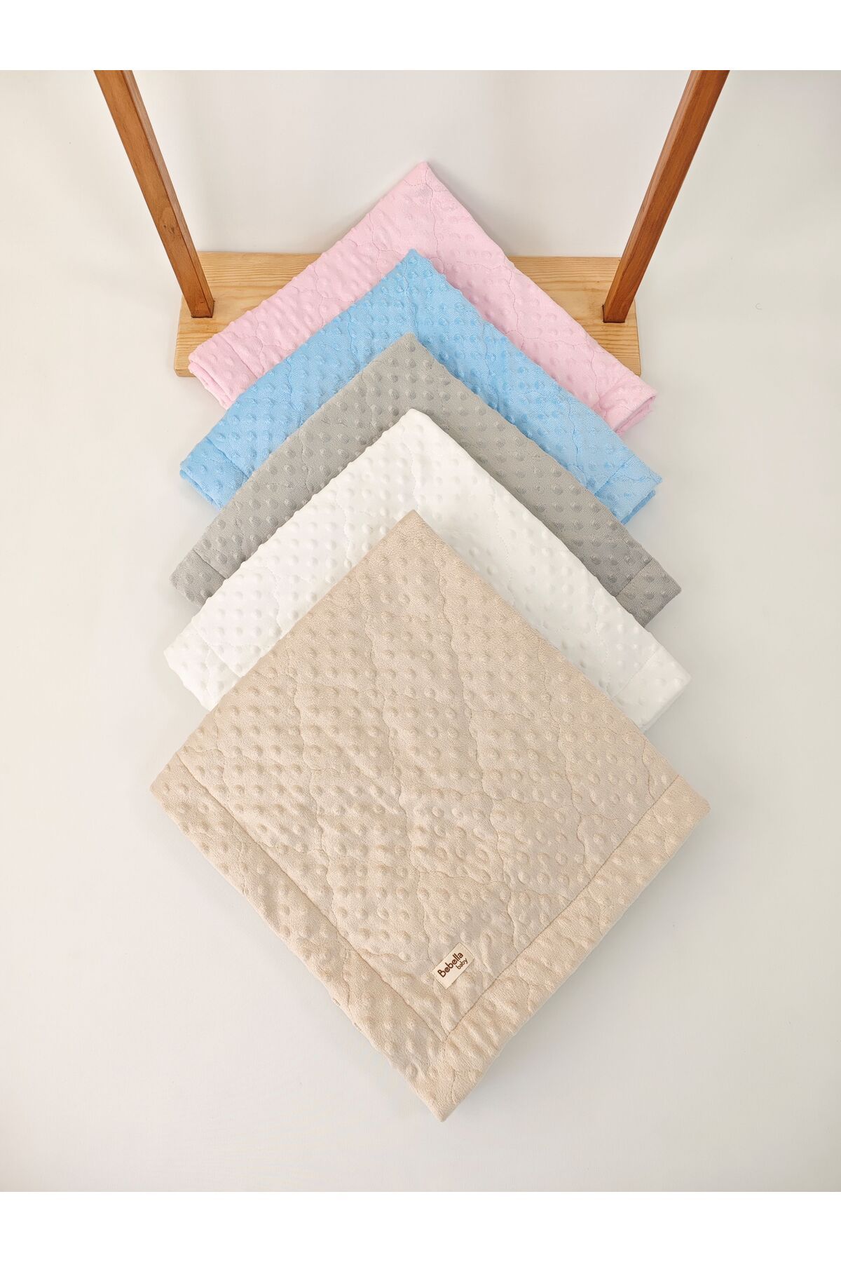 Bebella-Quilted Chickpea Baby Swaddle Blanket – Double Sided / Seasonal / Newborn / Hospital Release 3