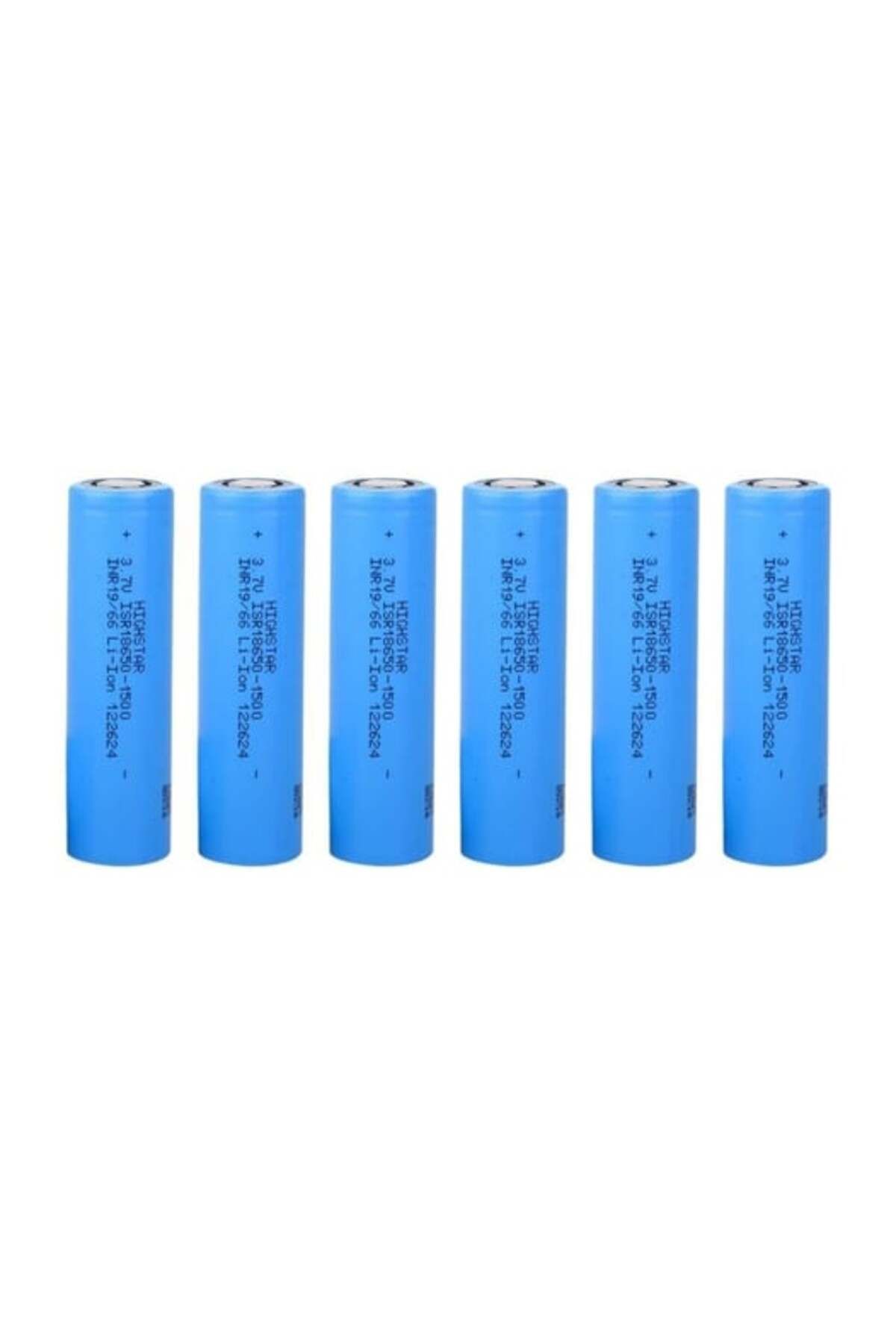 POWER-XTRA Highstar - ISR18650-1500 - 3.7V 1500 Mah Li-ion Şarjlı Pil - 30A 6 Lı Paket