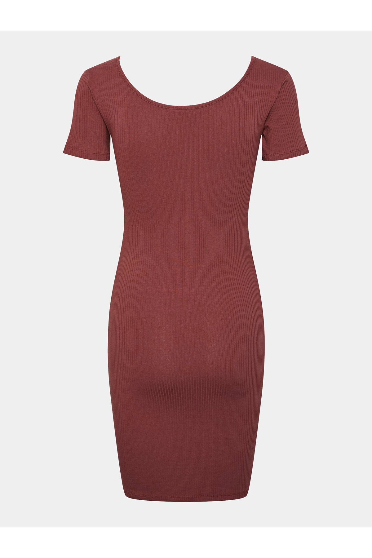 PIECES-Women's Casual Dress 17146324 Red 3