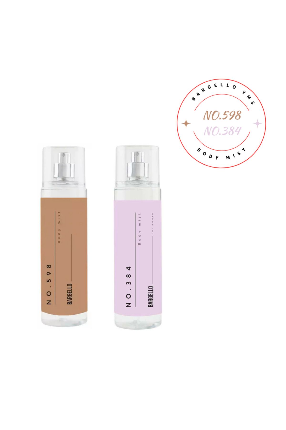 Bargello NO.598 Erkek ve NO.384 Kadın 210 Ml Body Mist