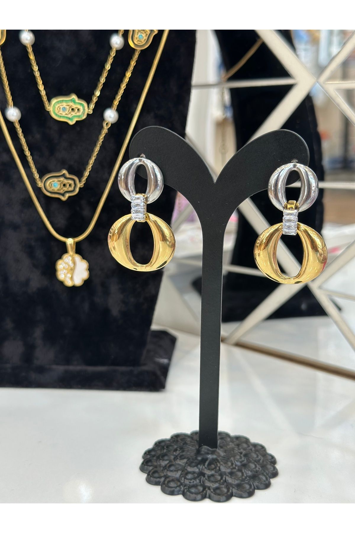 FERİHA DESING Küpe Çelık // paslanmaz - kararma yapmaz -