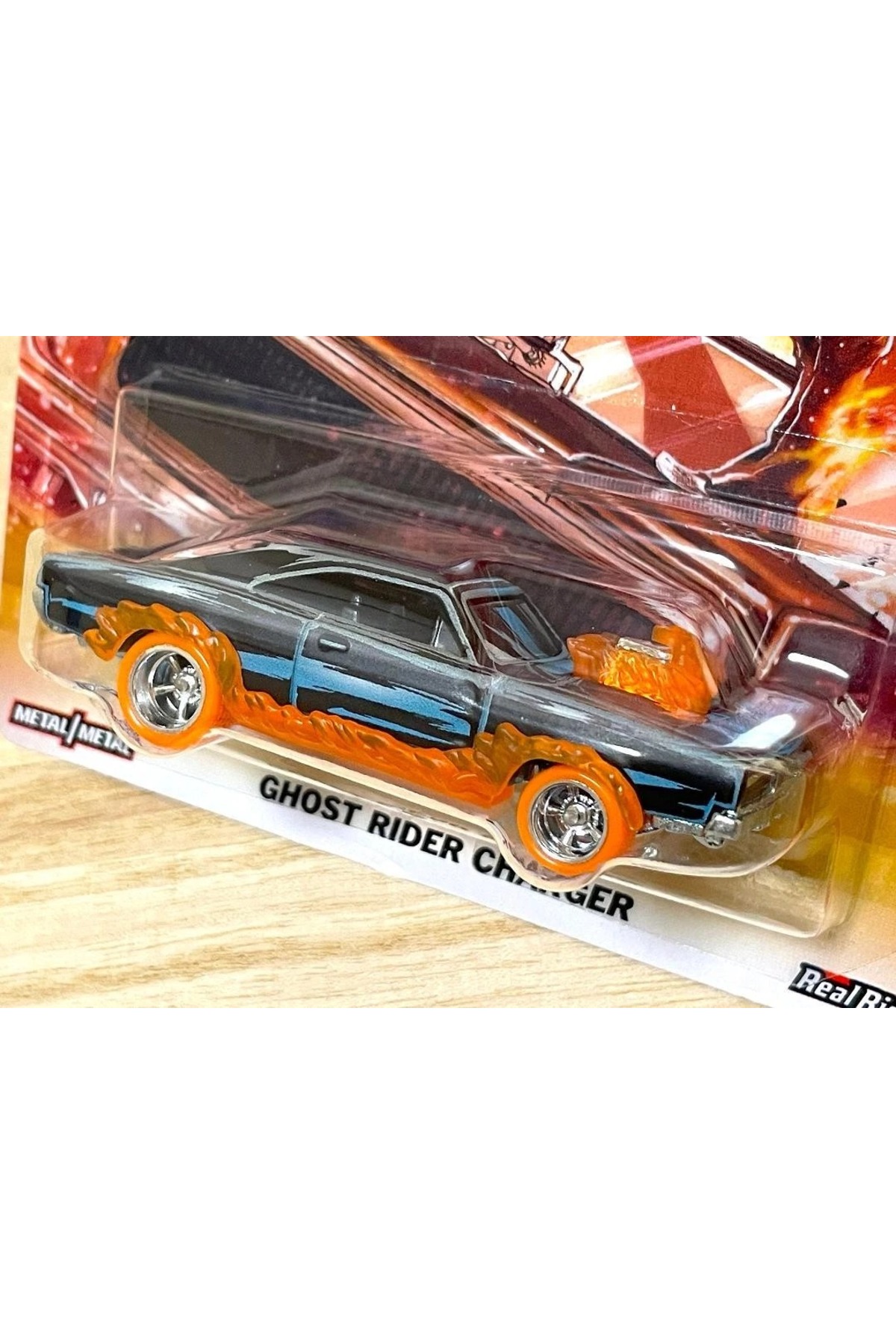HOT WHEELS Premium Ghost Rider Charger – Marvel Koleksiyon Aracı