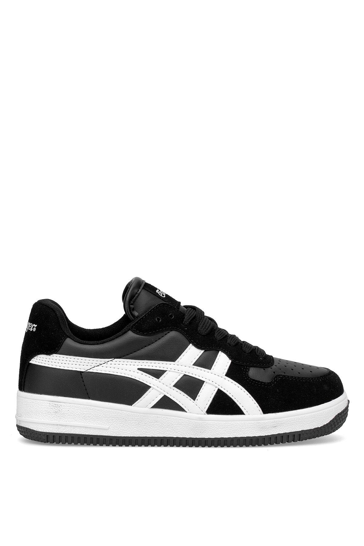 eTayger E-3086 Erkek Casual Klasik Sneaker Siyah - Beyaz