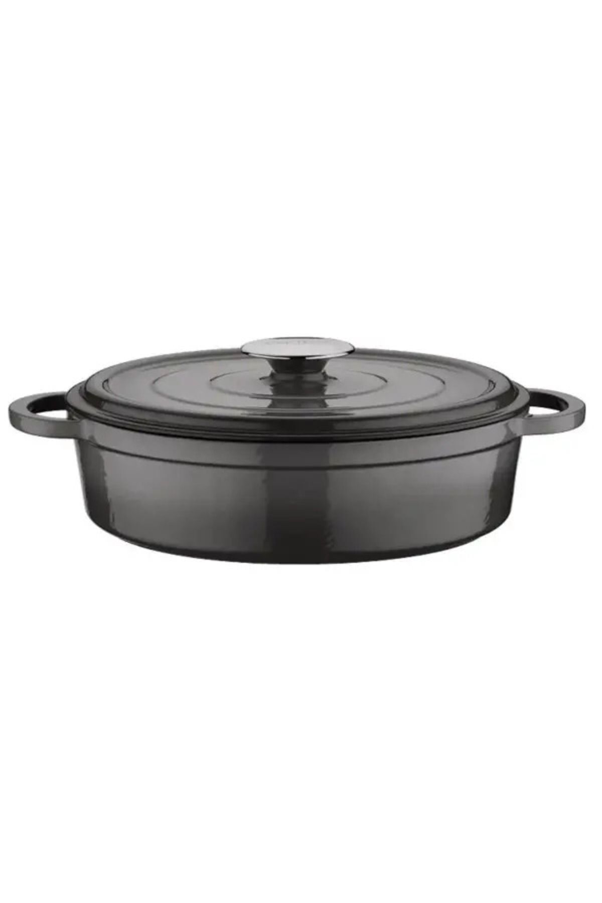 OLİKA IRON 24CM DEMİR DÖKÜM KISA TENCERE GRİ