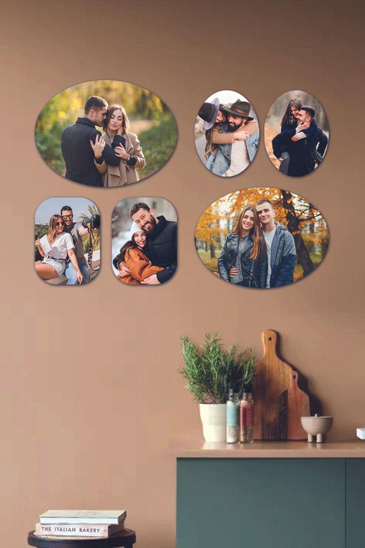 Fotomcity 6 Parçalı Dekoratif MDF Tablo Seti