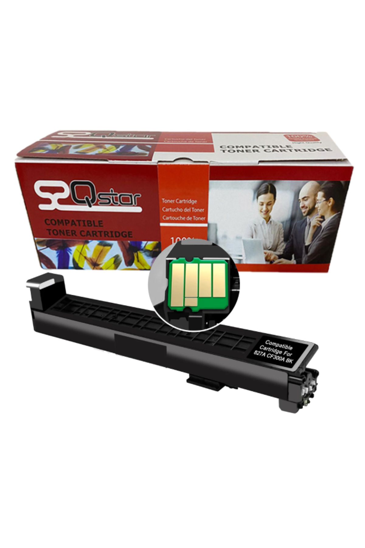 Qstar Hp 827A CF300A SİYAH MUADİL TONER M880z A2W75A A2W76A