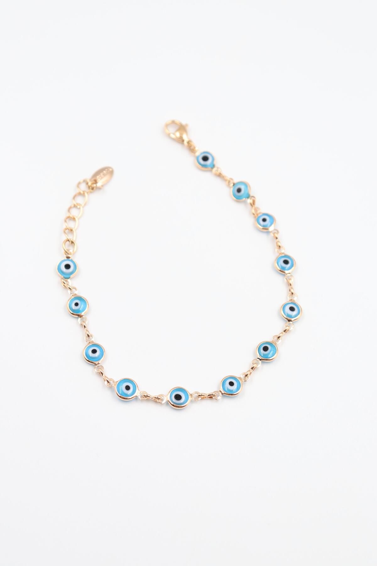 BY CANSU ACCESSORİES Occhio Rose Halhal (18k)