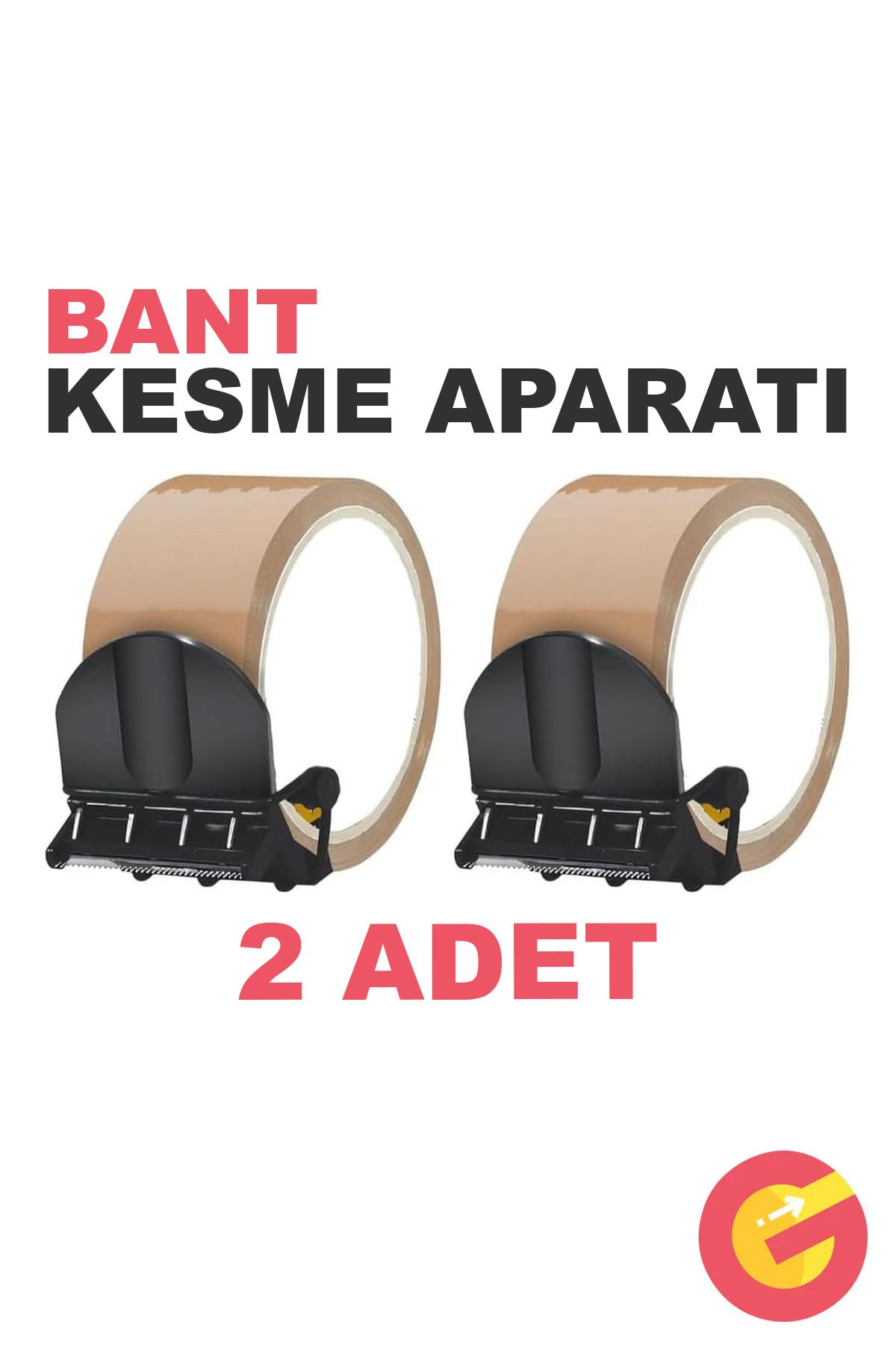 ShopMonkey 2 Adet Paslanmaz Çelik Bıçak Bant Kesme Dayanıklı Malzeme, Koli Bandı Kesici Kesme Aparatı aleti