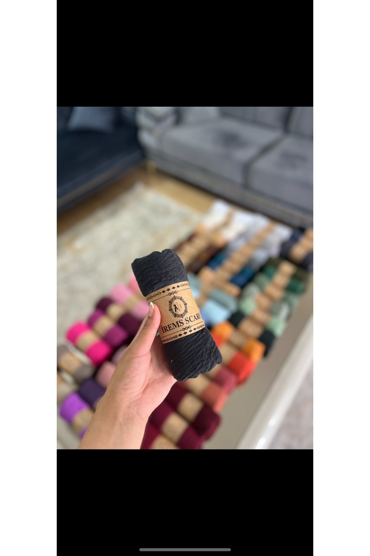 shop Antrasit Bürümcük şal