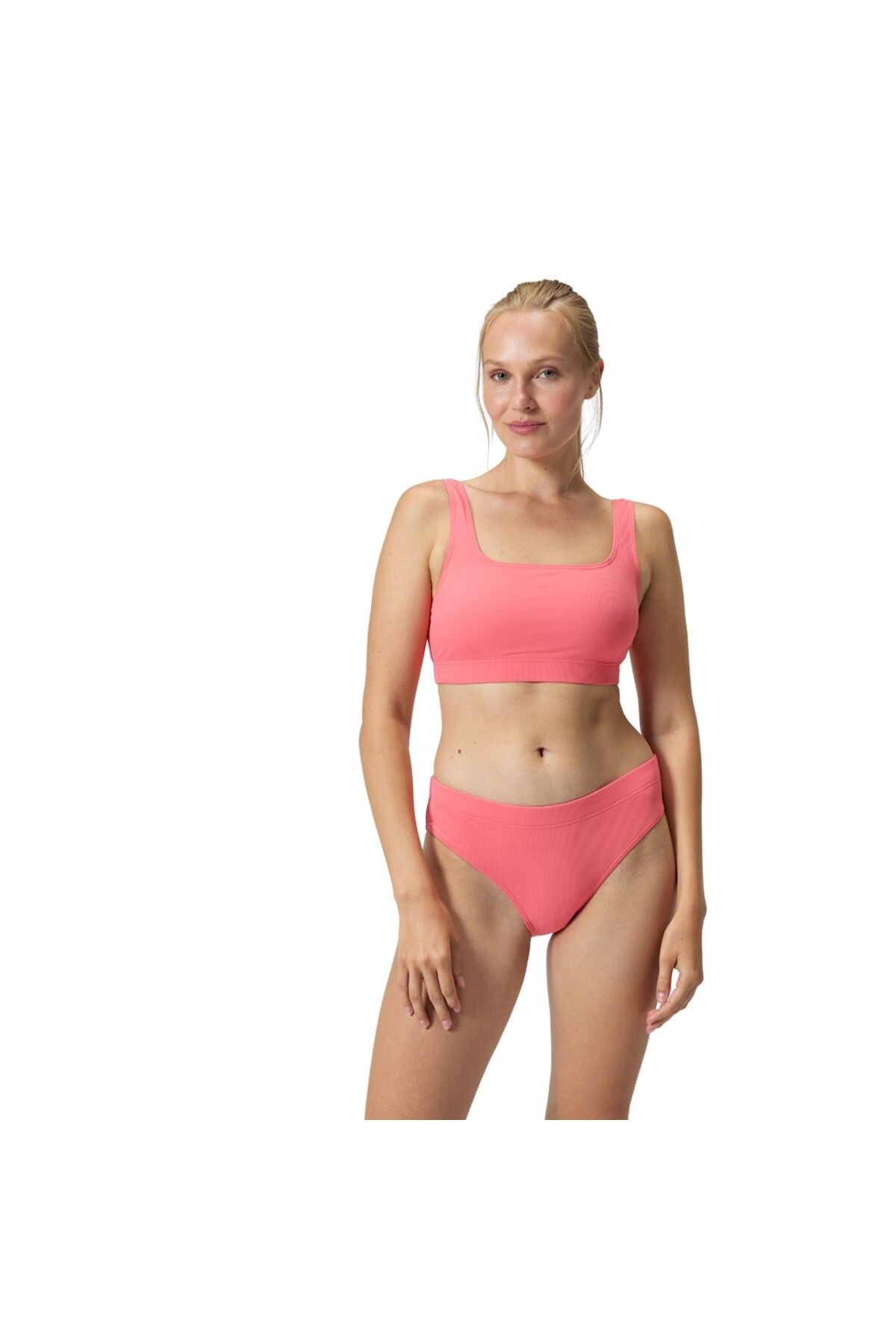 SPEEDO Textured Belted Deep U-Back Kadın Bikini Yüzücü Mayo
