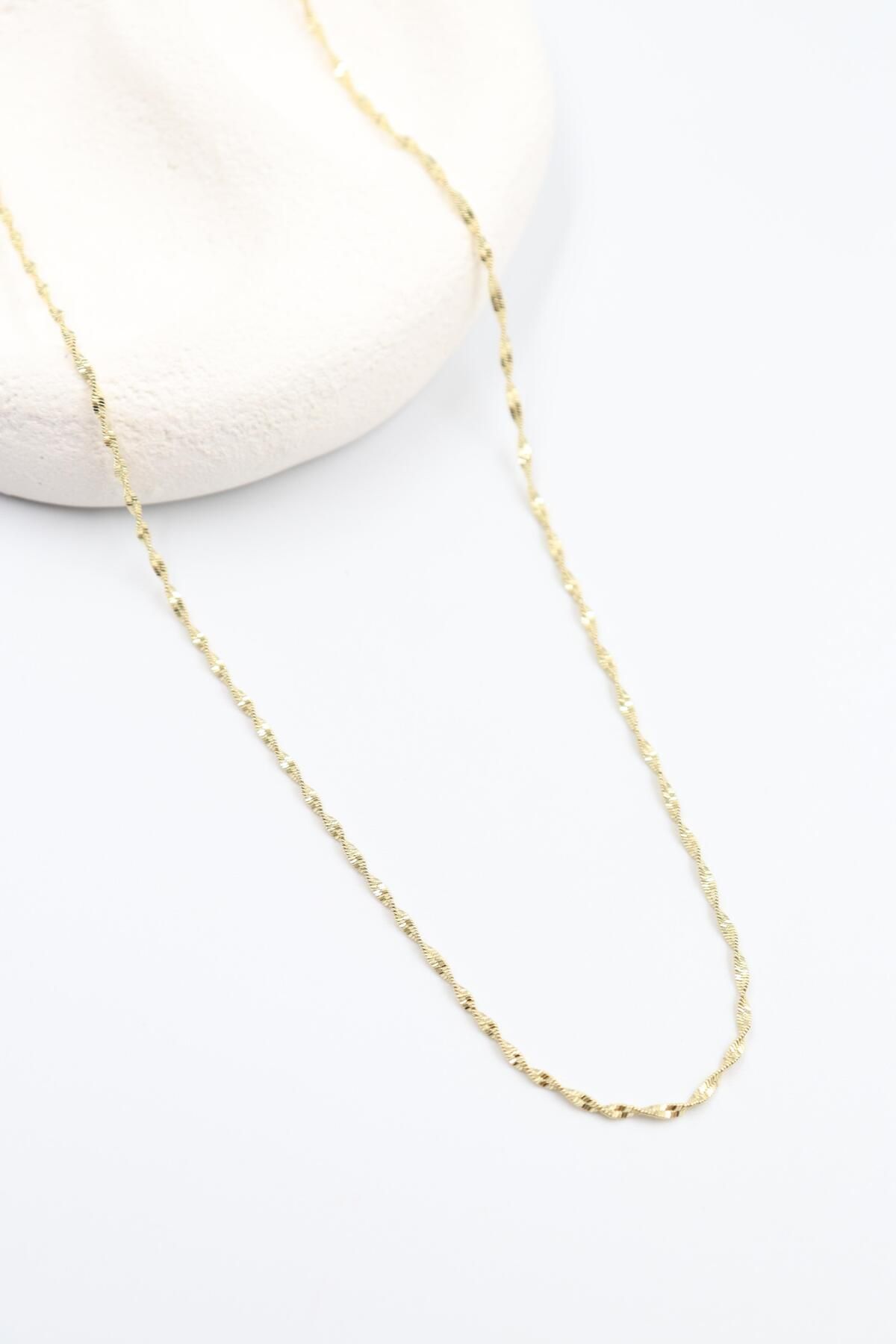 BY CANSU ACCESSORİES Idolina Gold Kolye (14k)