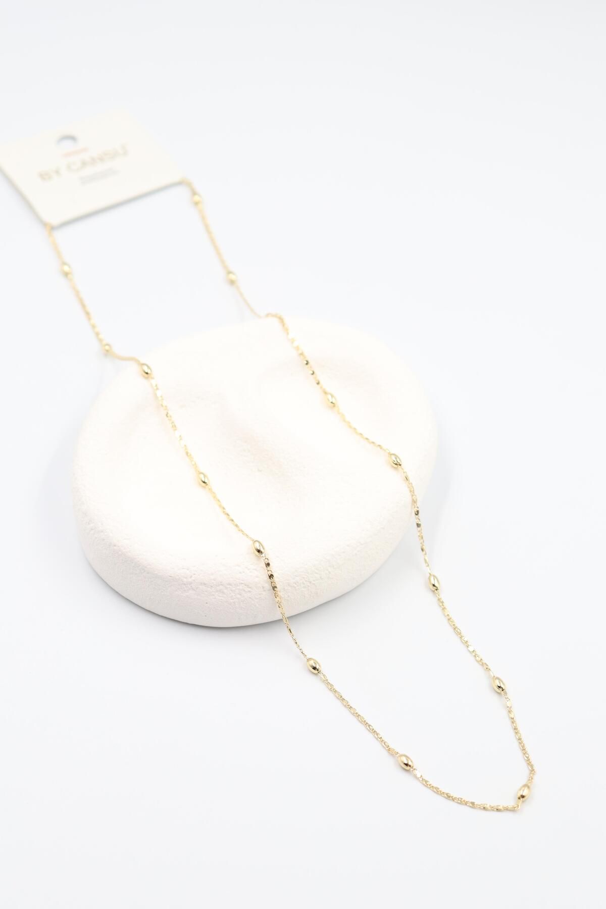BY CANSU ACCESSORİES Donata Gold Kolye (14k)