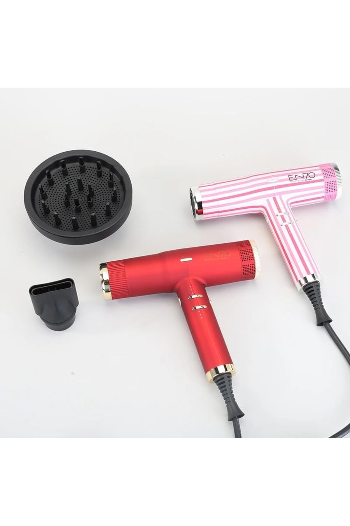 ENZO-EN-1801 High-Speed Ionic Dryer (Pink) - Intl Version 5