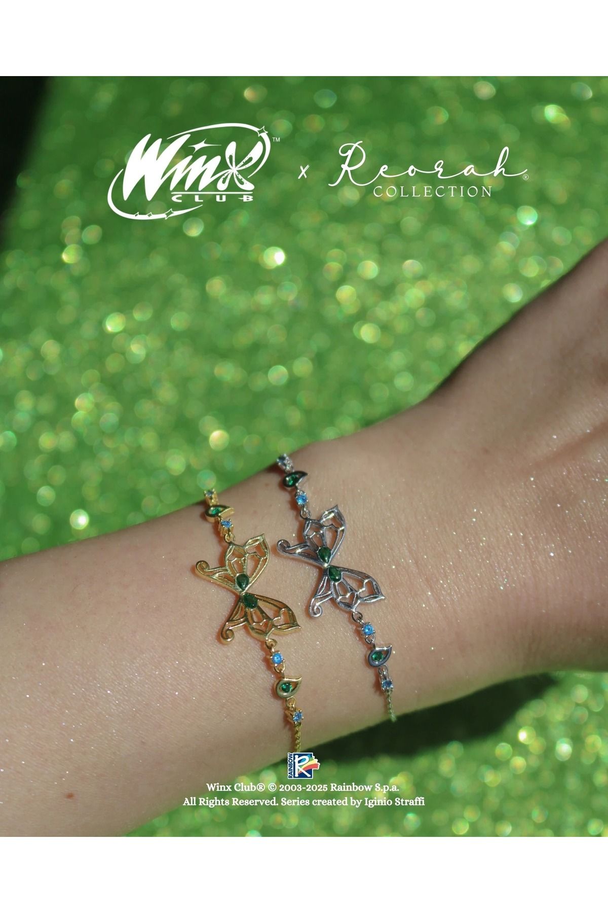 Reorah Collection Winx Club® Aisha Enchantix Wings 925 Gümüş Bileklik
