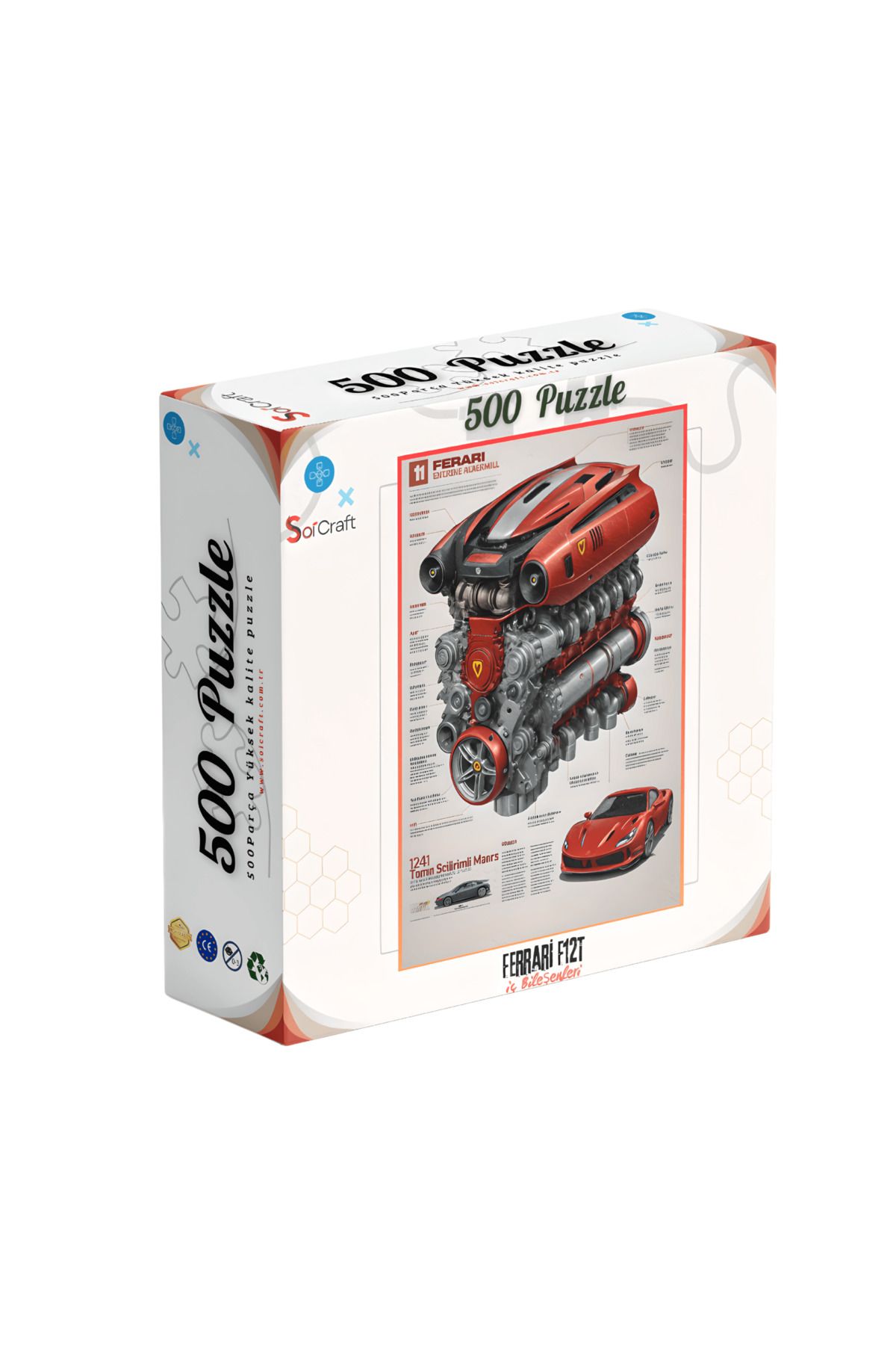 Soi Craft 500 Parça Puzzle Ferrari F12T