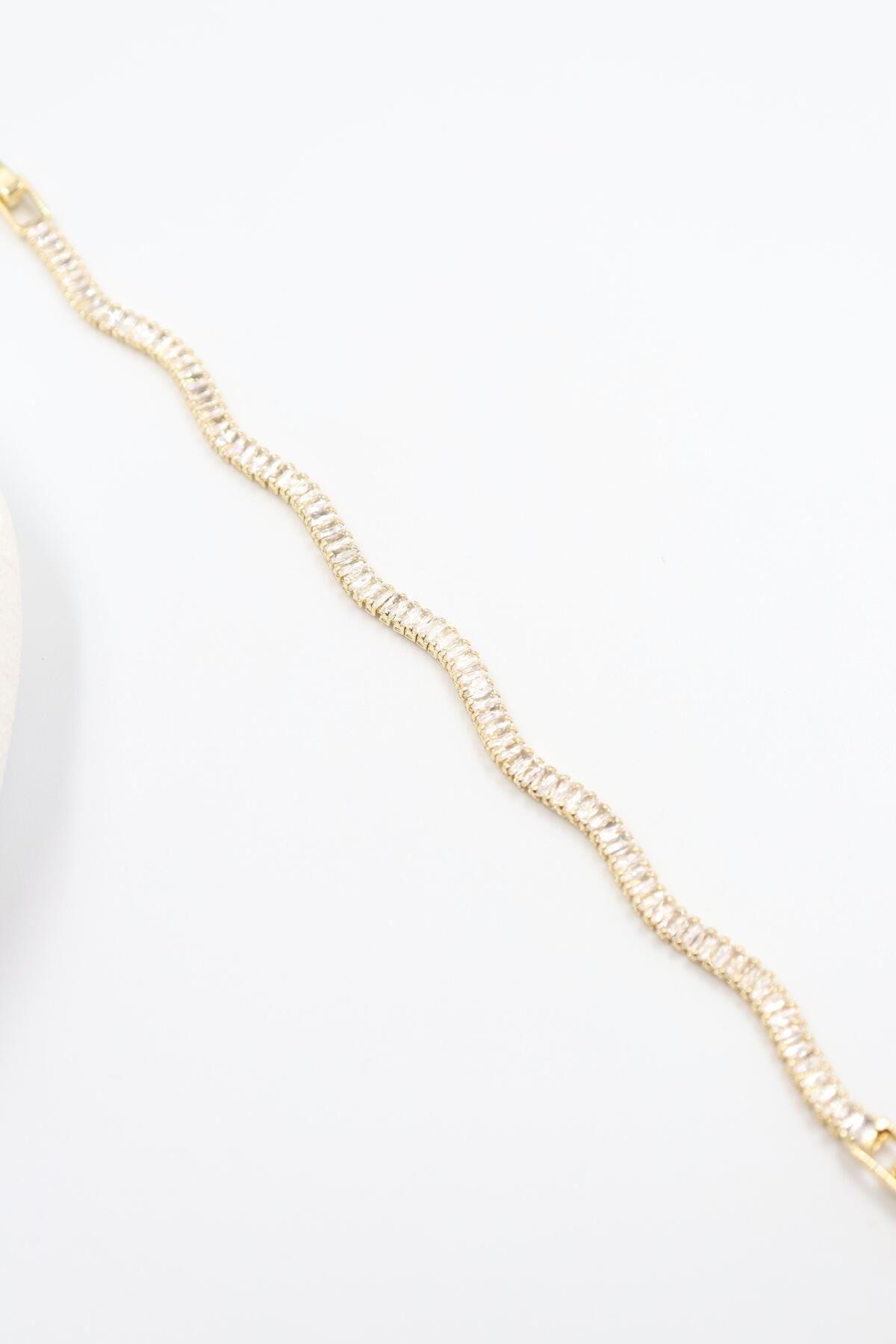 BY CANSU ACCESSORİES Concettina Gold Bileklik (14k)