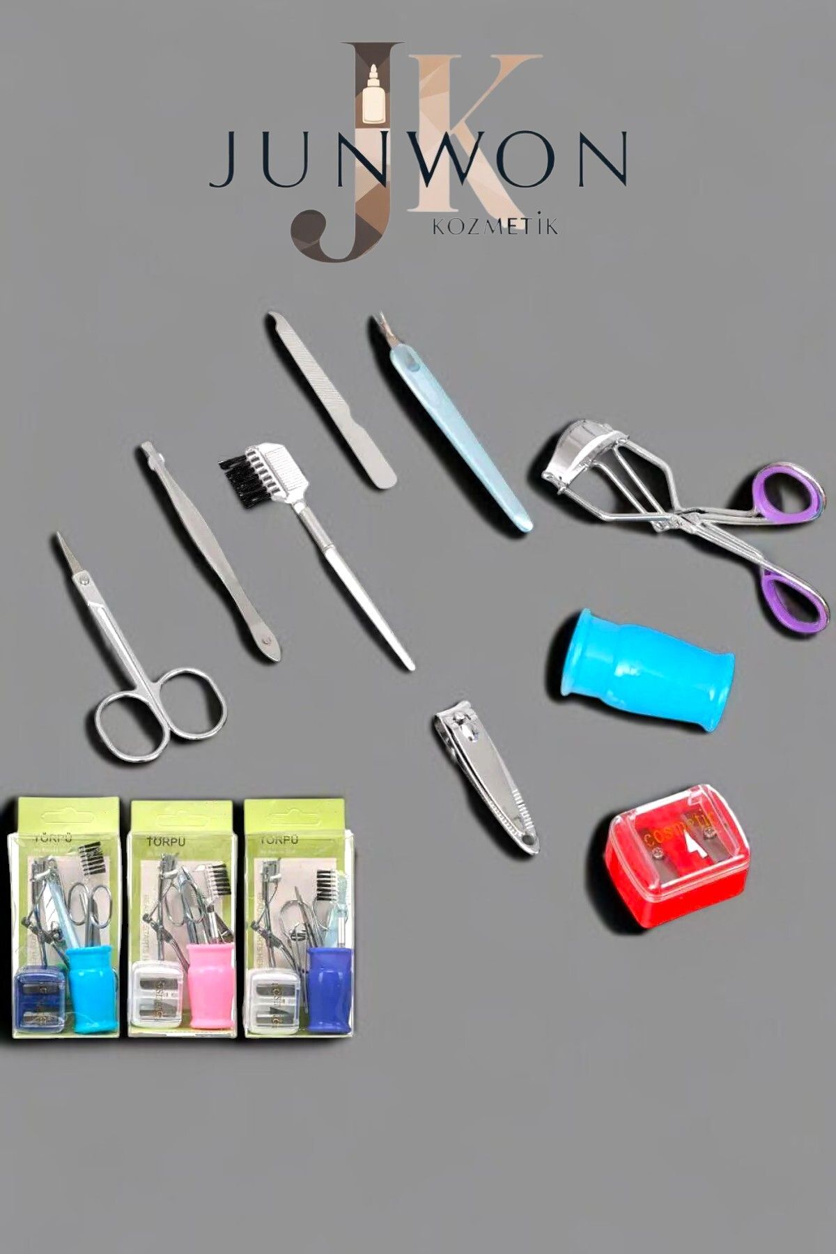 junwon 9'lu manikür padikür set