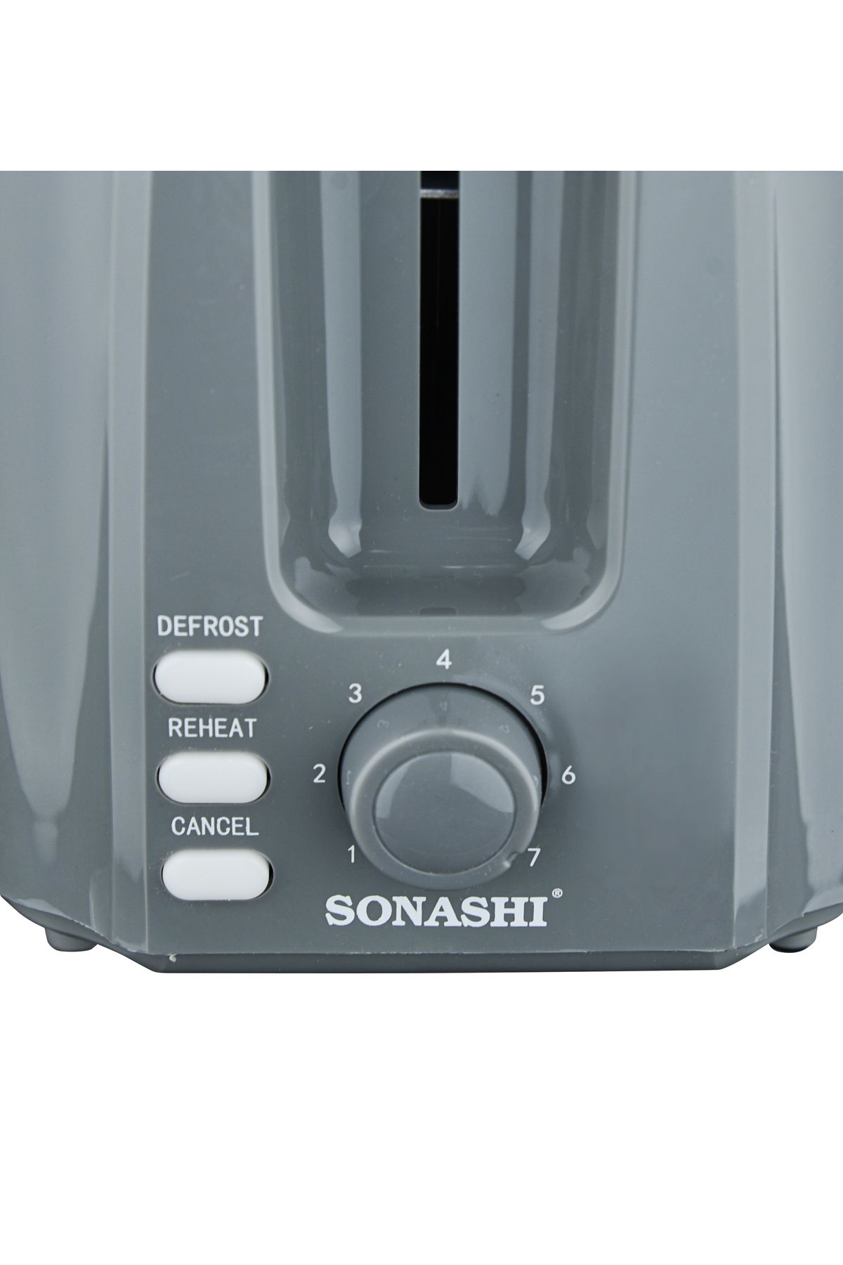sonashi-2 Slice Bread Toaster - Adjustable 7 Browning Control with Slide Out Crumb Tray | Defrost, Reheat an 6