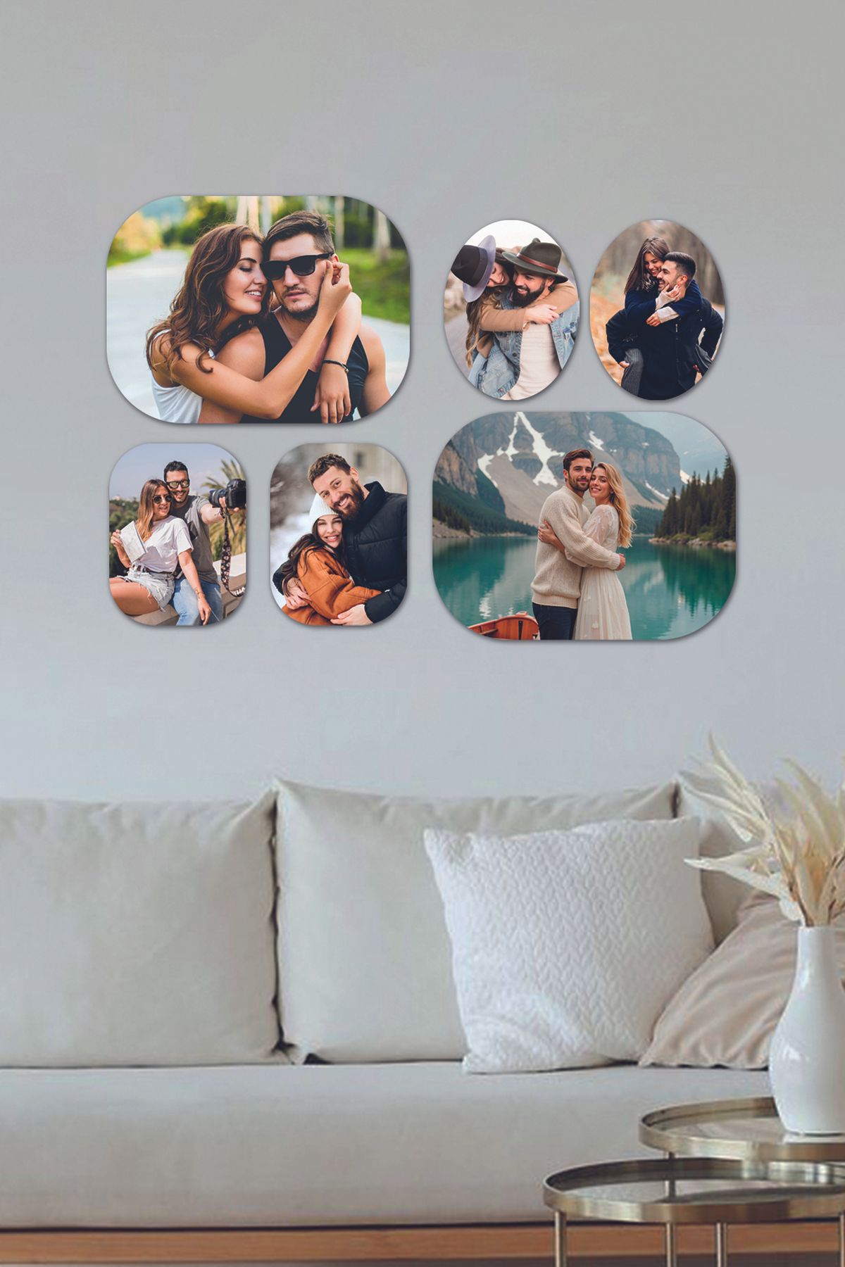 Fotomcity 6 Parçalı Dekoratif MDF Tablo Seti
