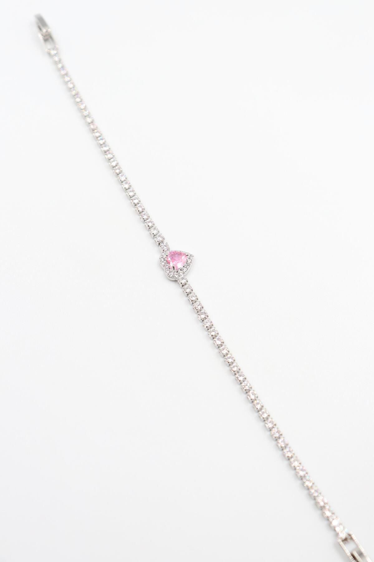 BY CANSU ACCESSORİES Zita Silver Bileklik